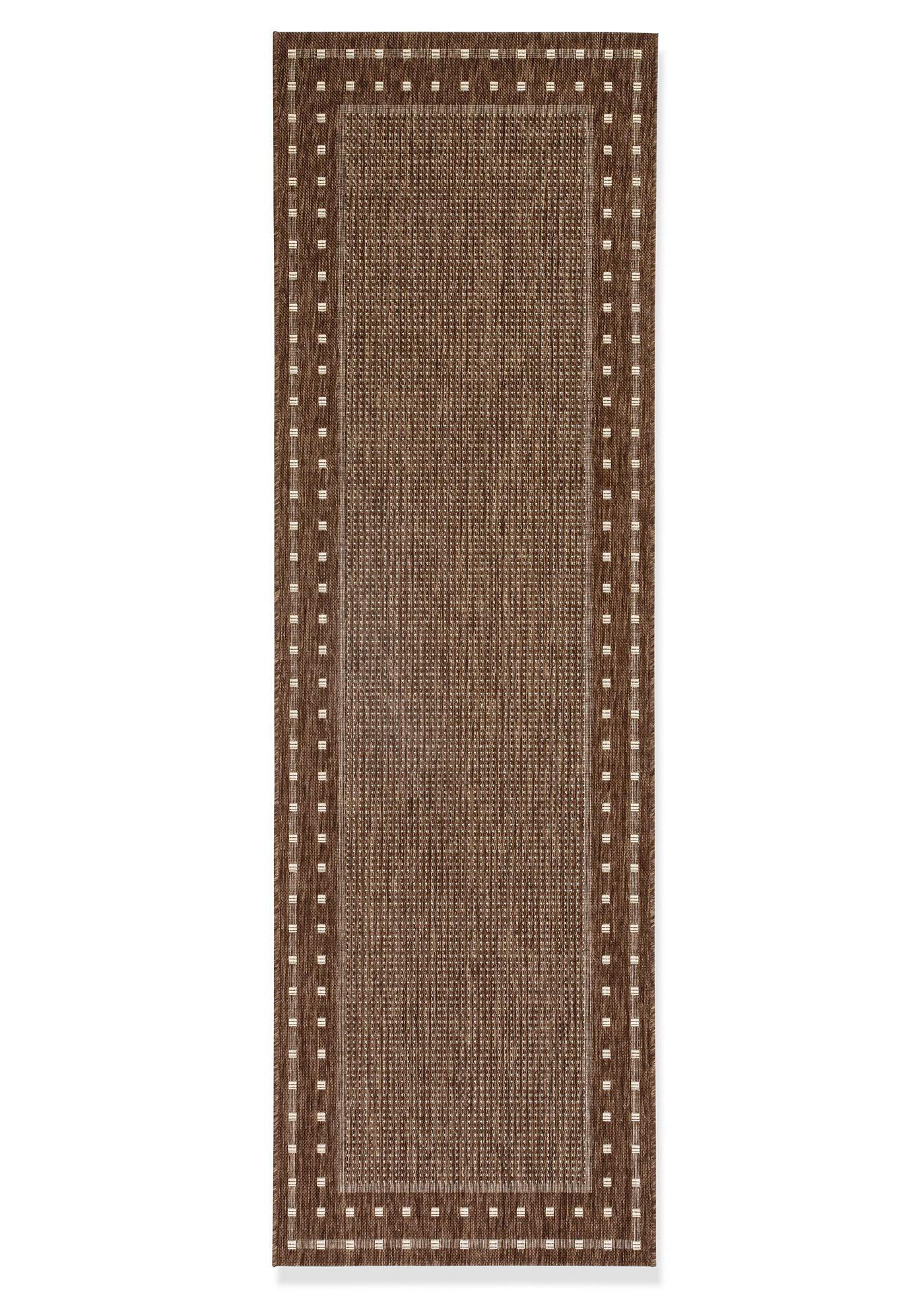 Tapis de passage intérieur et extérieur avec bordure