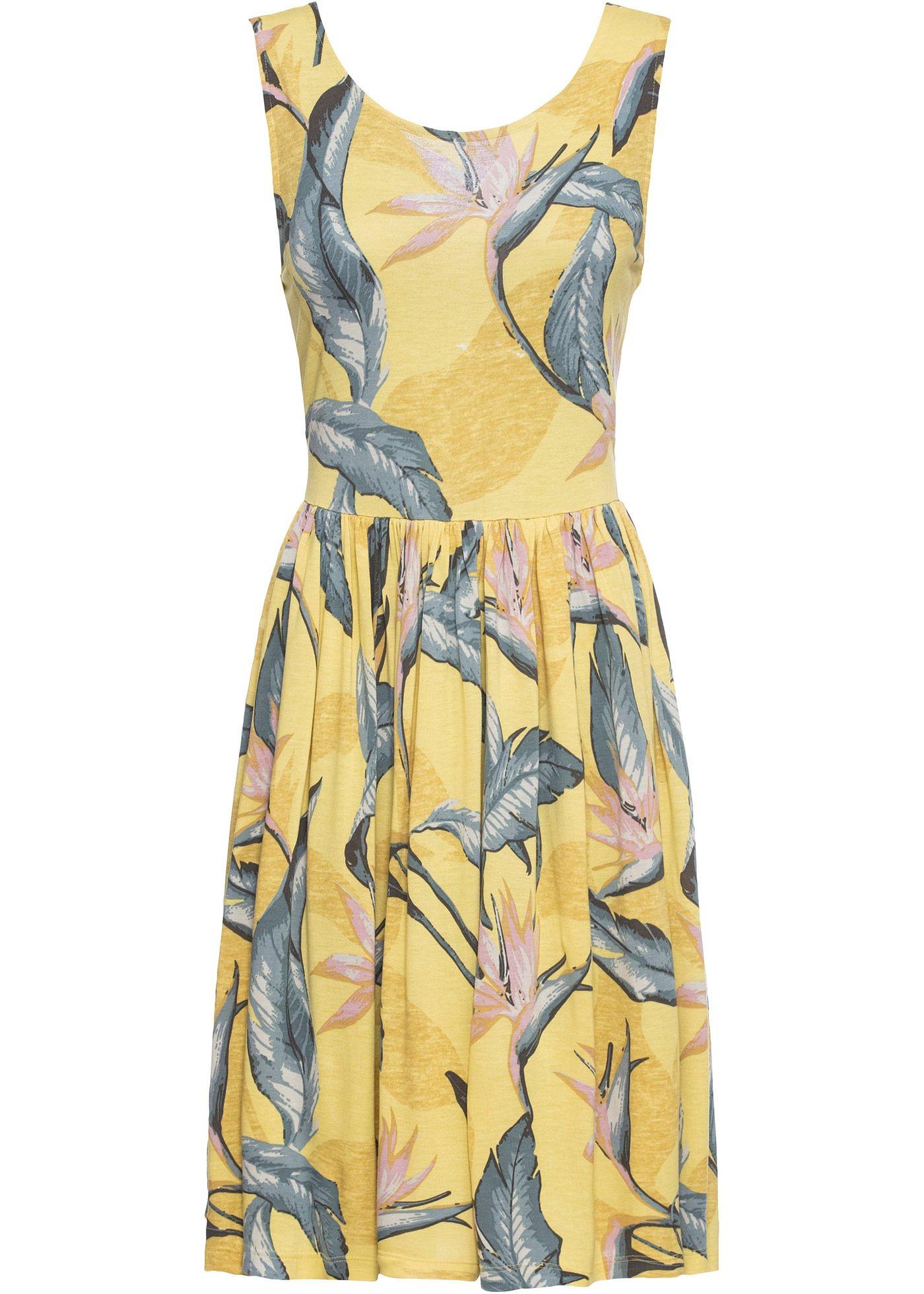 Robe en jersey à imprimé