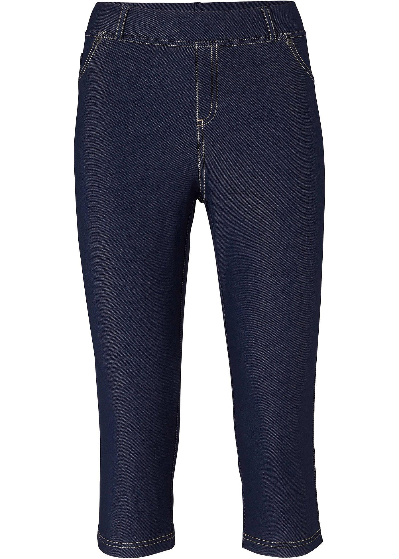 Image de Legging corsaire imitation jean