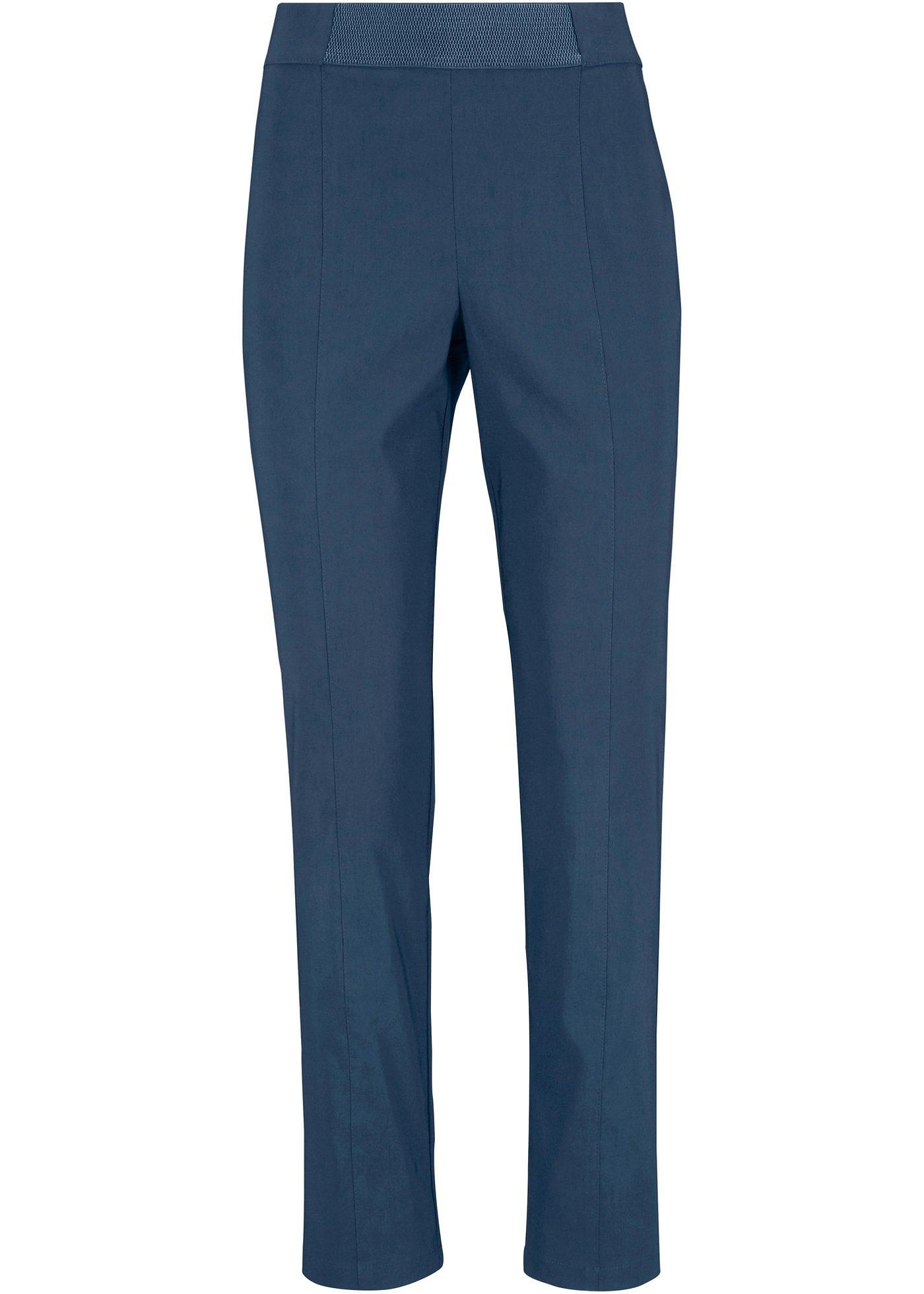 Pantalon confort 7/8 en bengaline, Slim Fit