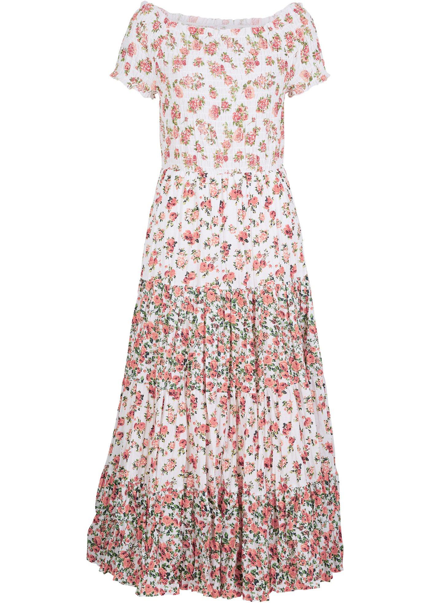 Robe à encolure smockée Maite Kelly