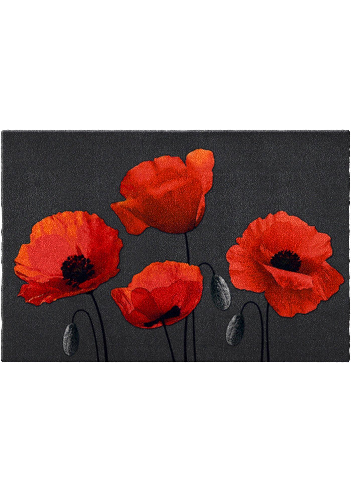 Tapis de protection motif floral