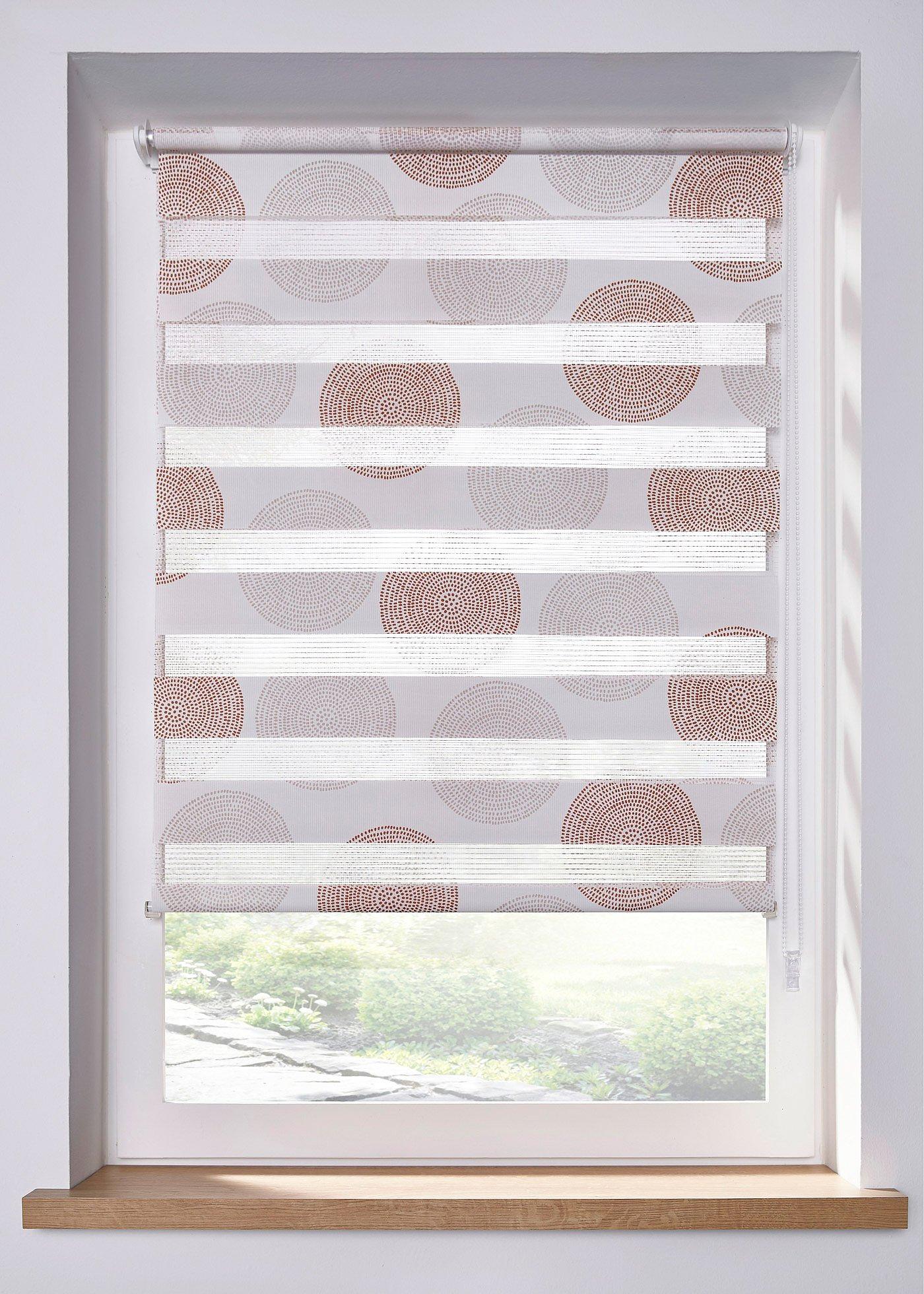 Store double motif cercle