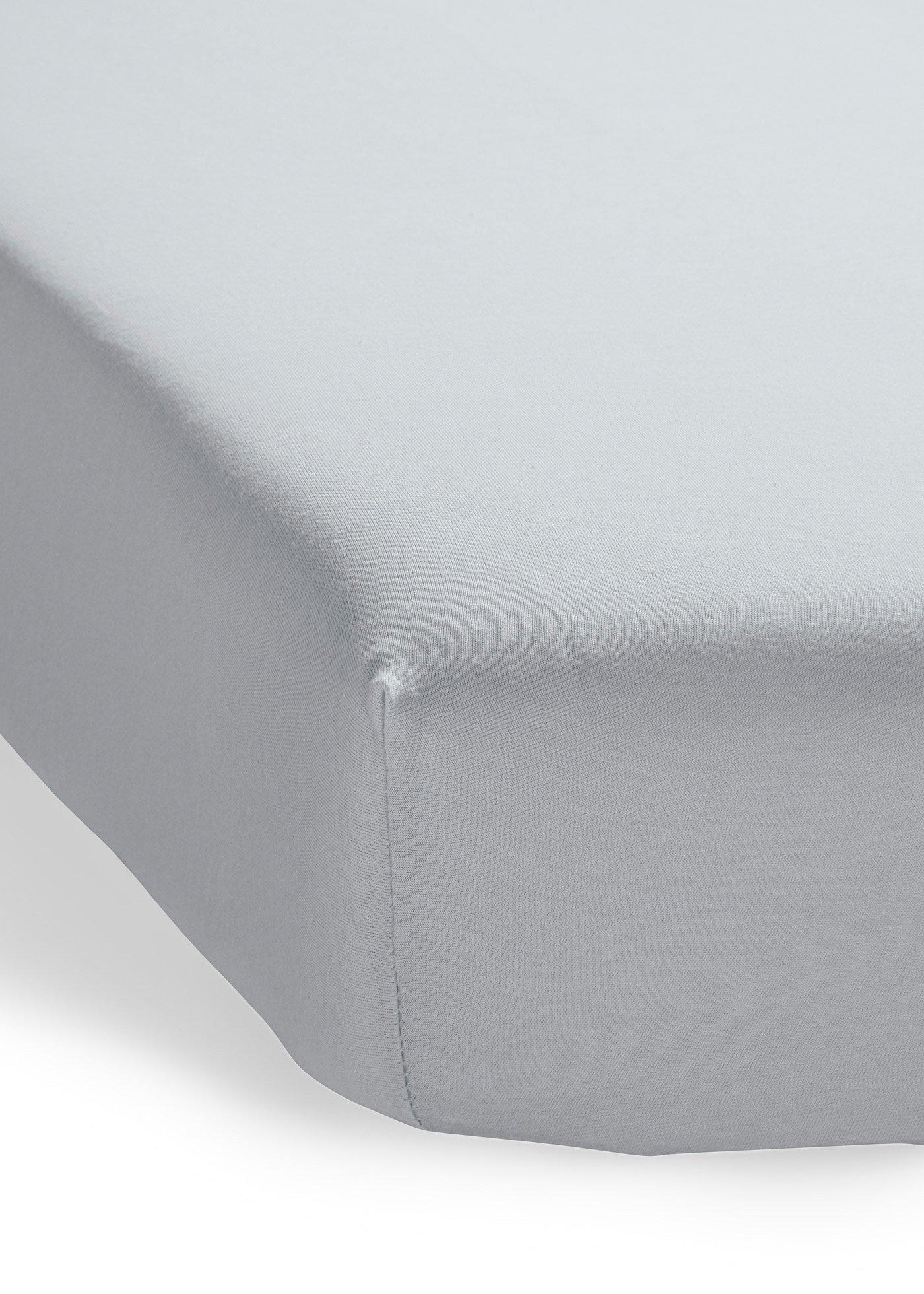 Drap housse aspect lin