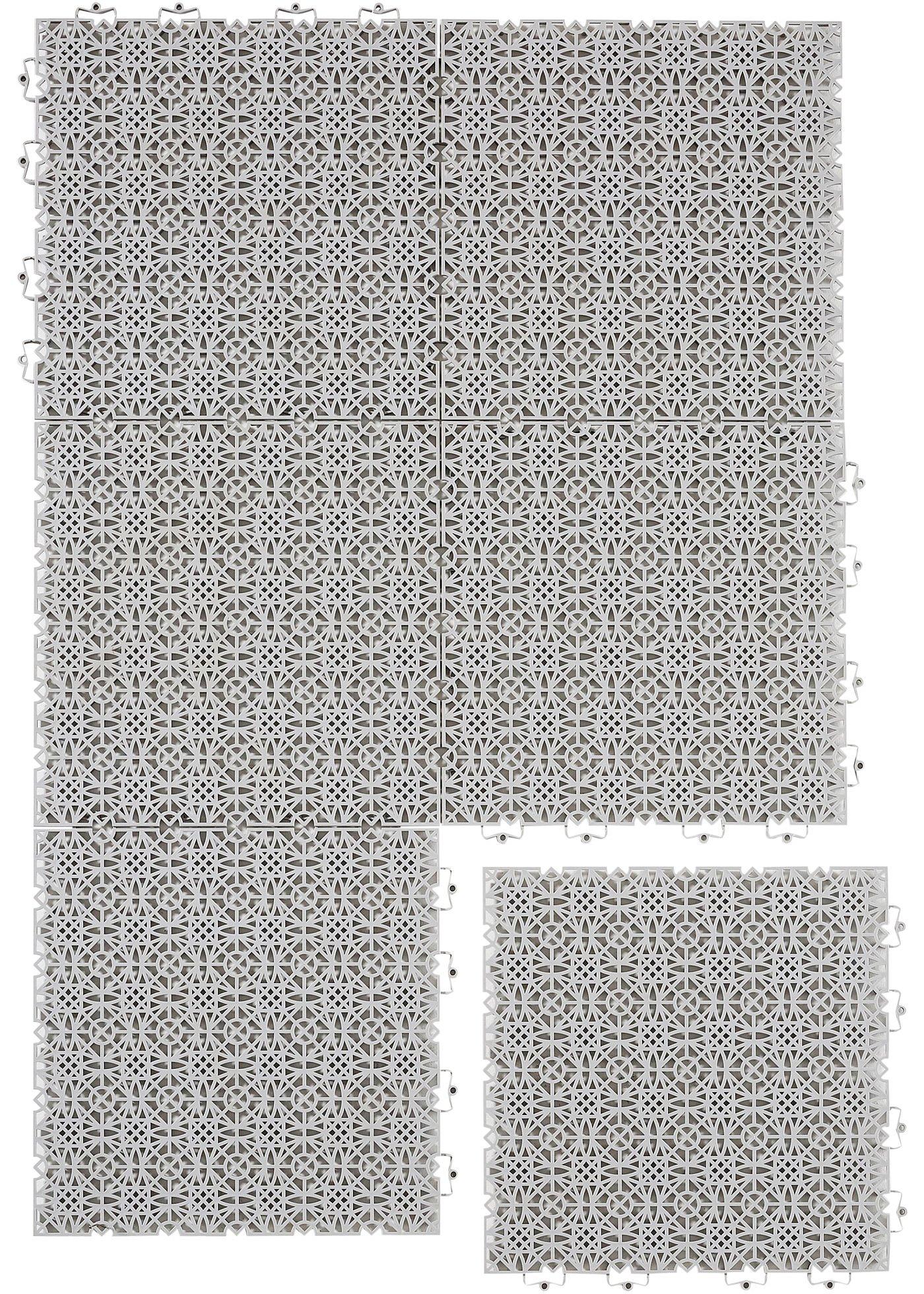 Dalles en synthétique à clipser