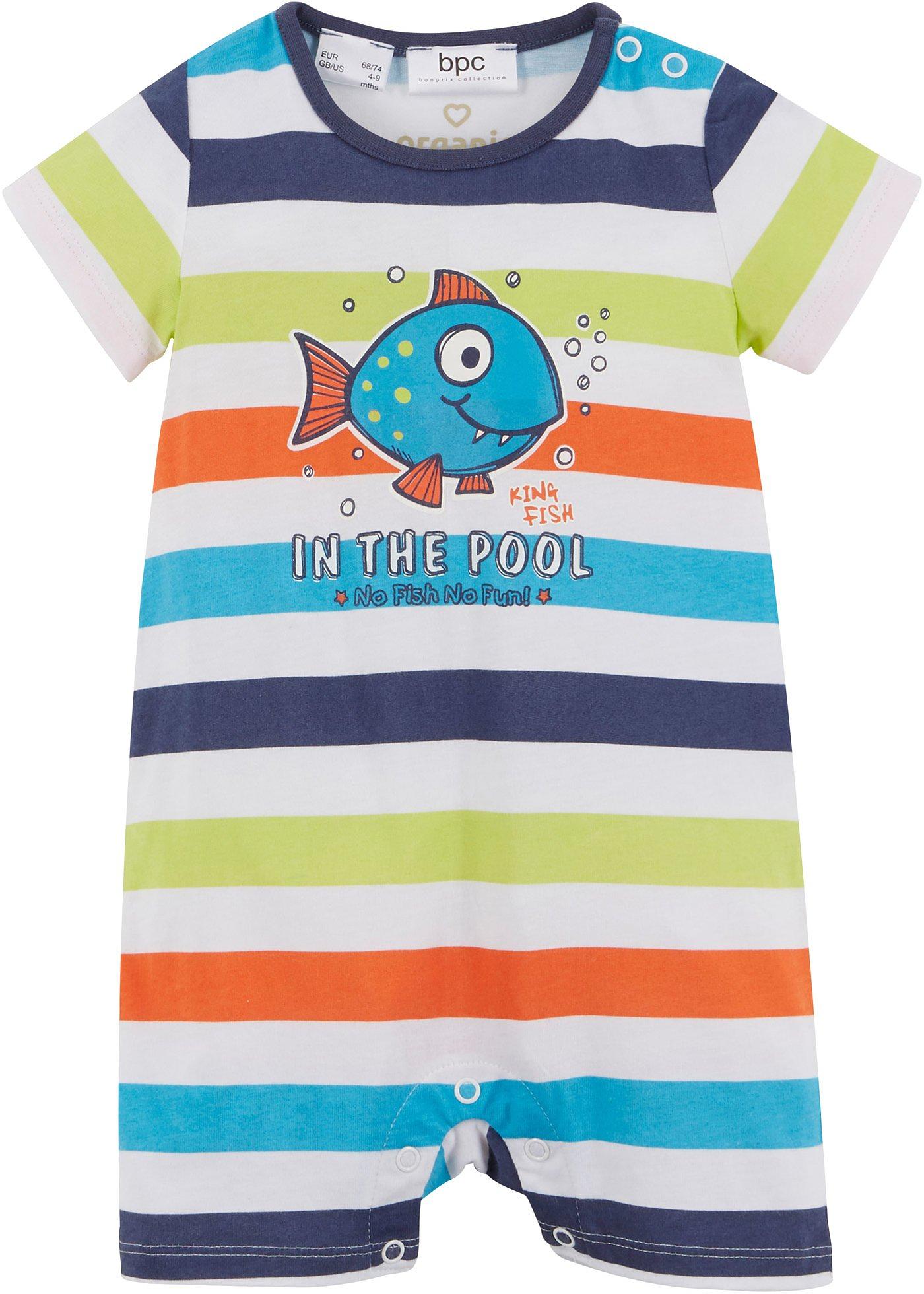 Combishort bébé coton bio