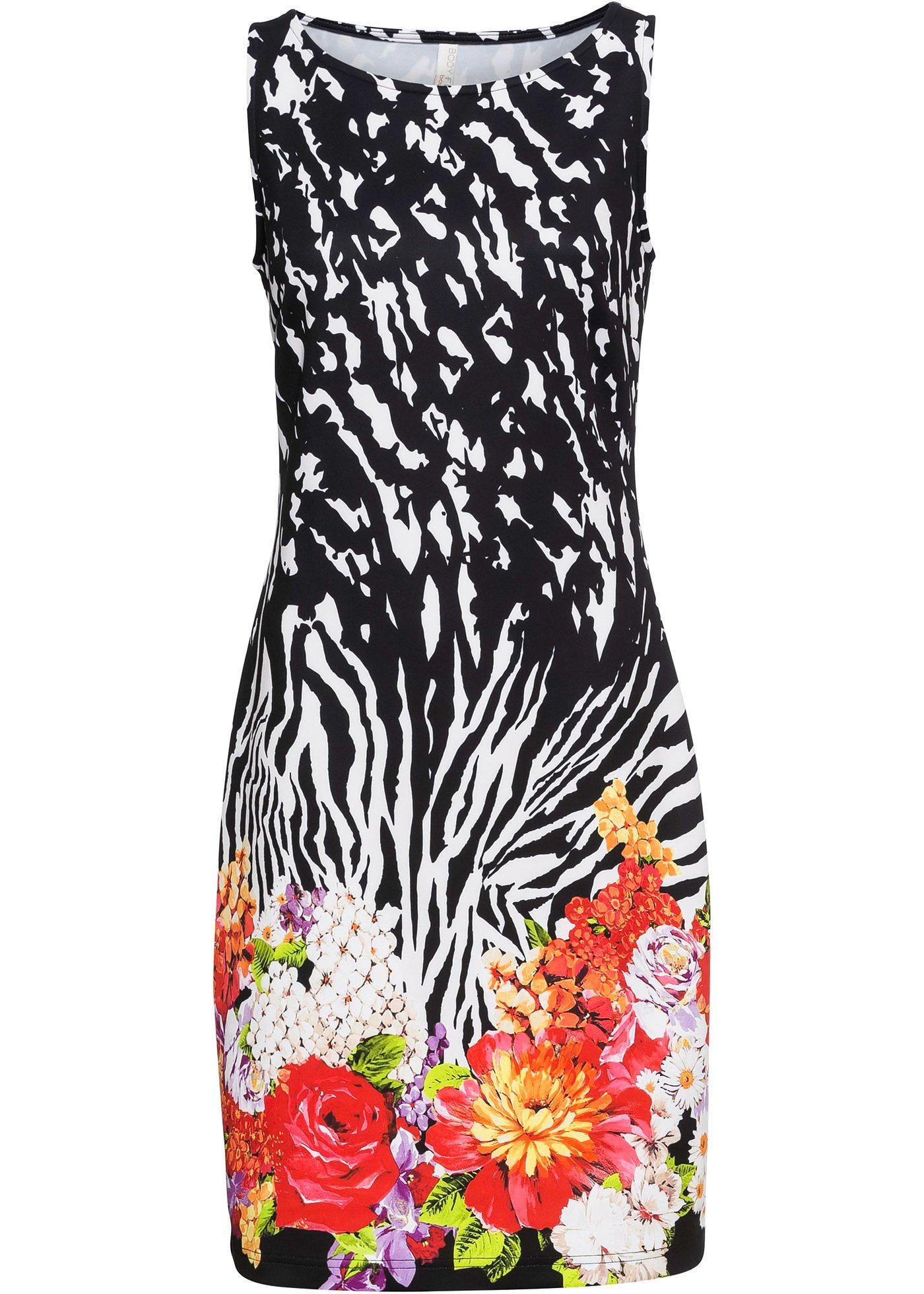 Robe fourreau à imprimé floral