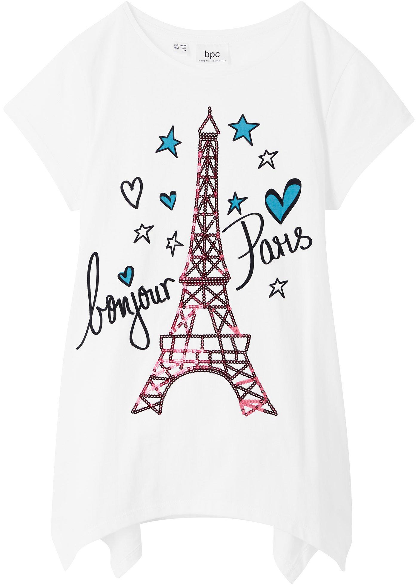 T-shirt fille à pans