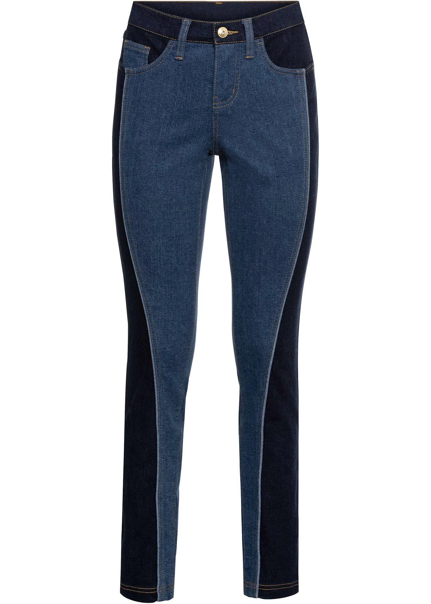 Jean Skinny bicolore