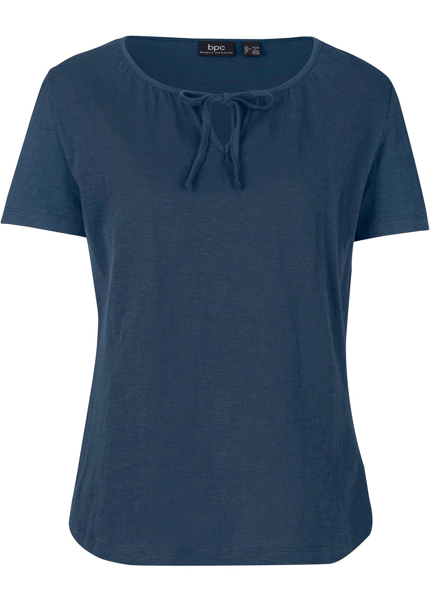 T-shirt à laçage, manches courtes