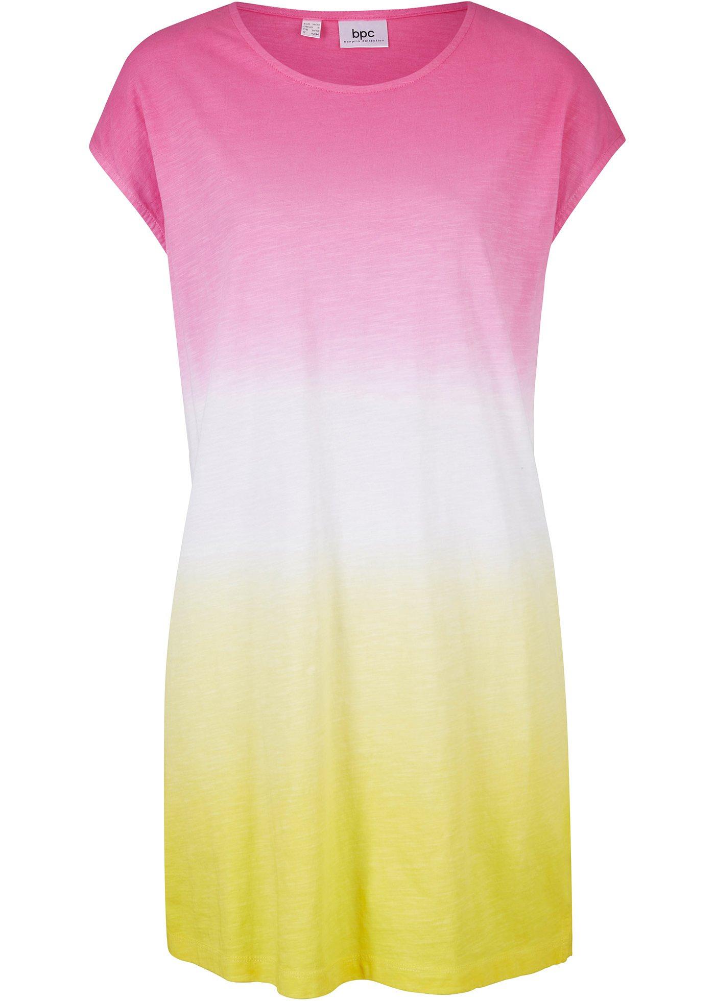 T-shirt long boxy avec fentes latérales