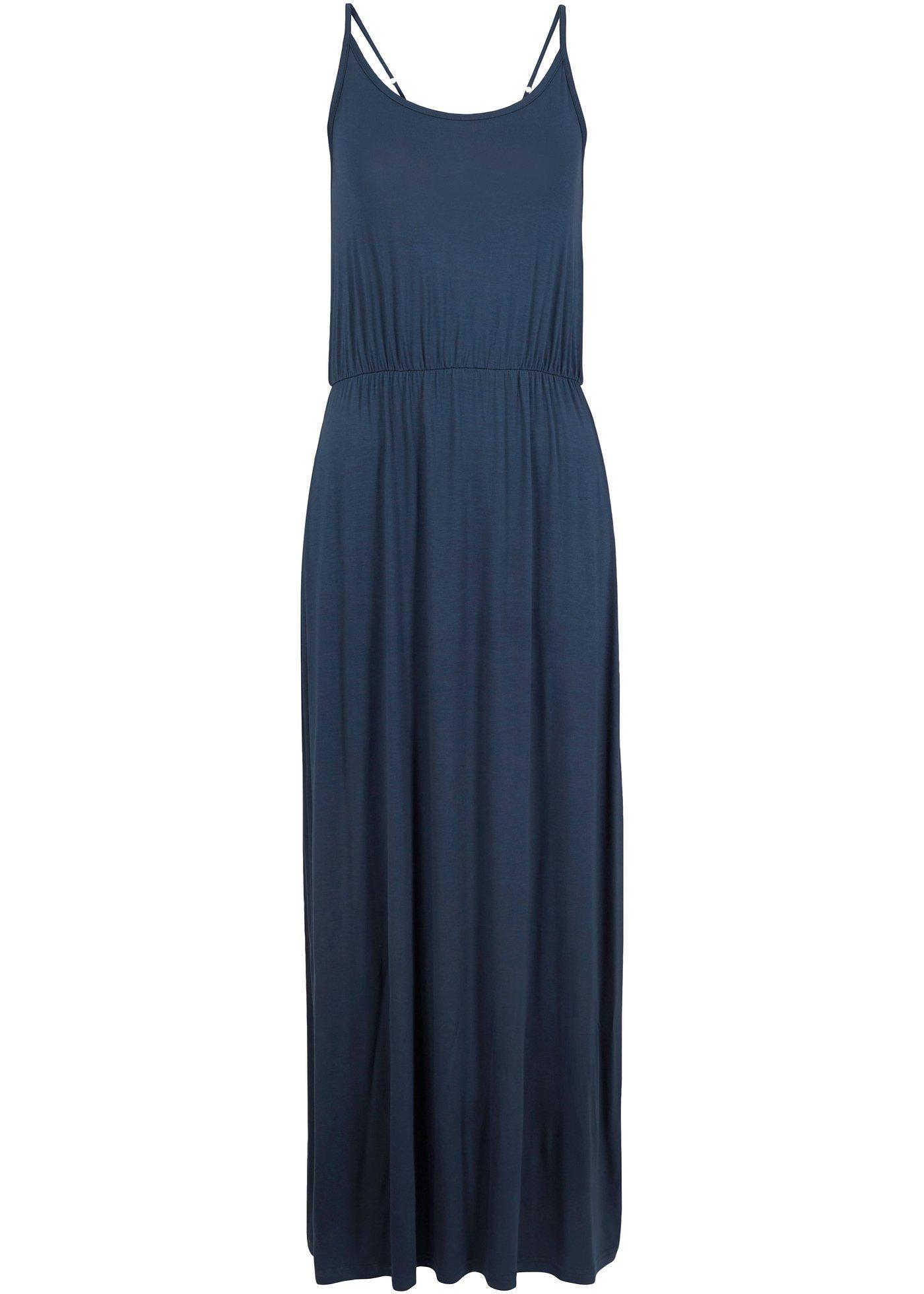 Robe longue en viscose fluide