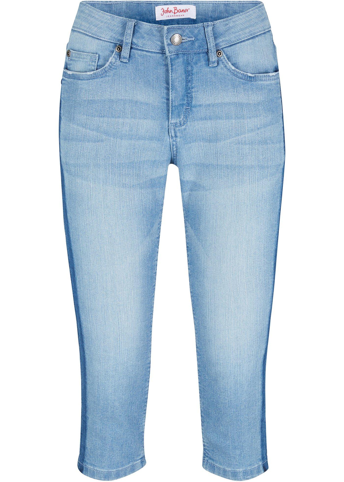 Corsaire en jean extensible