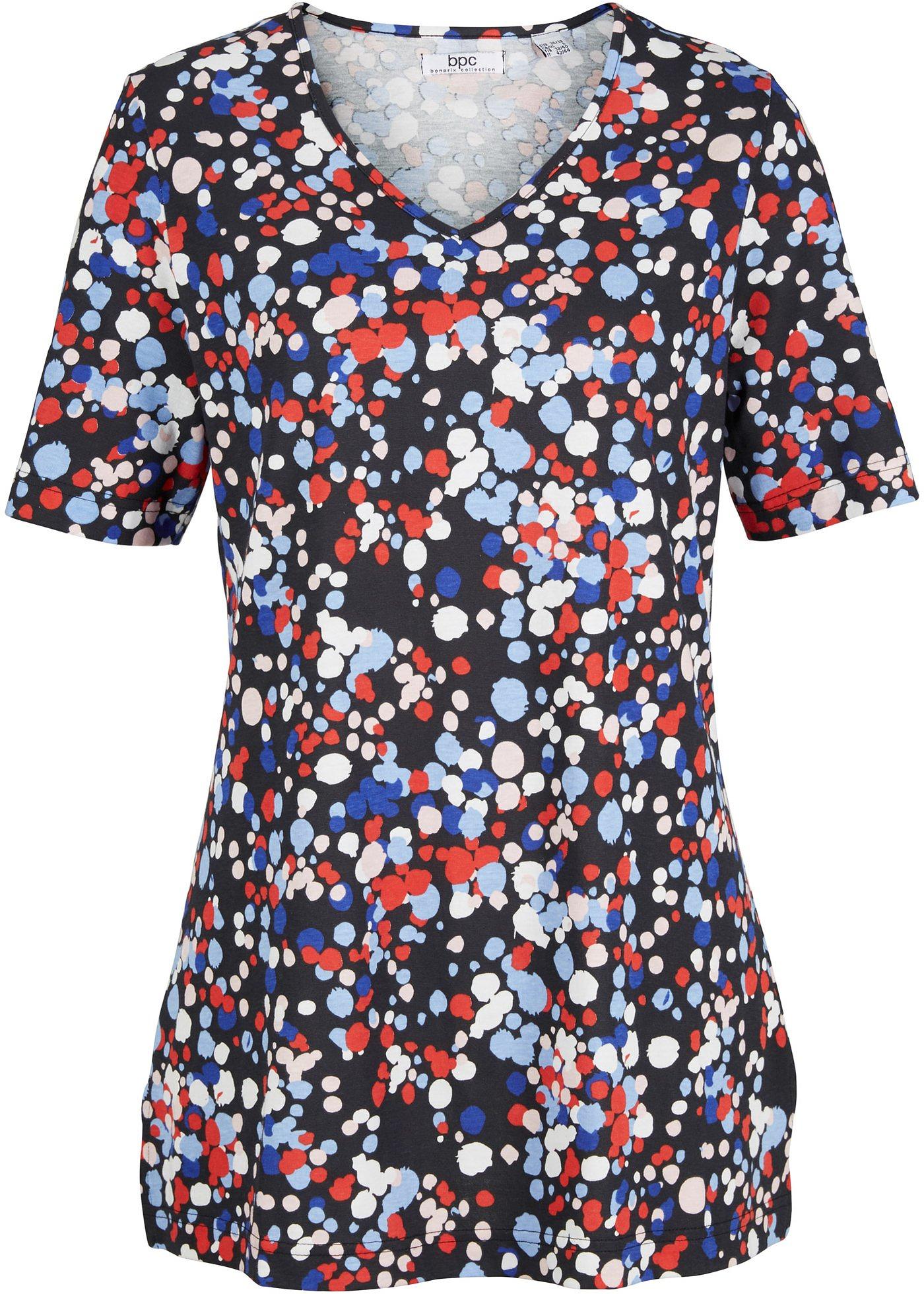 T-shirt tunique à pois