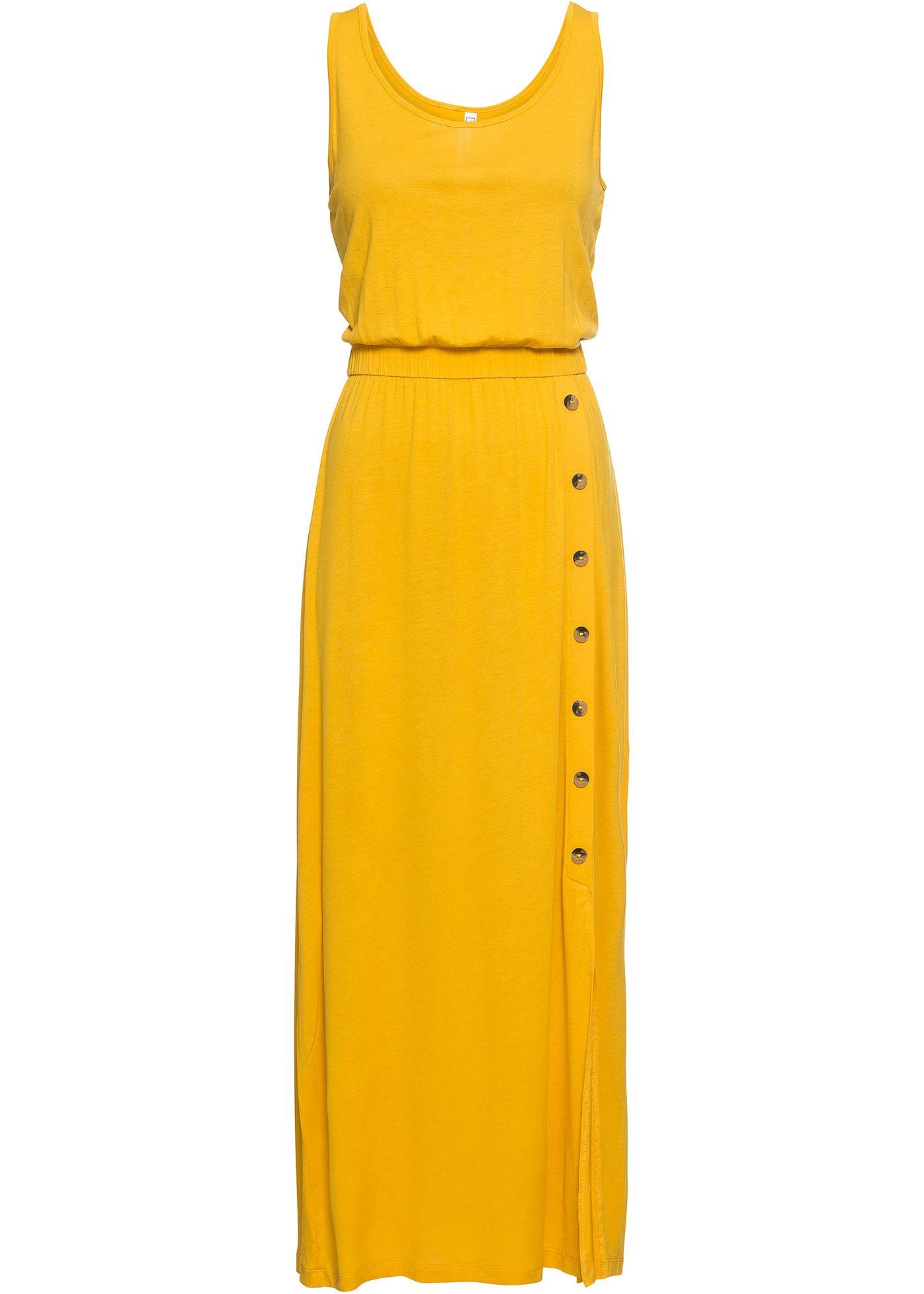 Robe longue à boutons