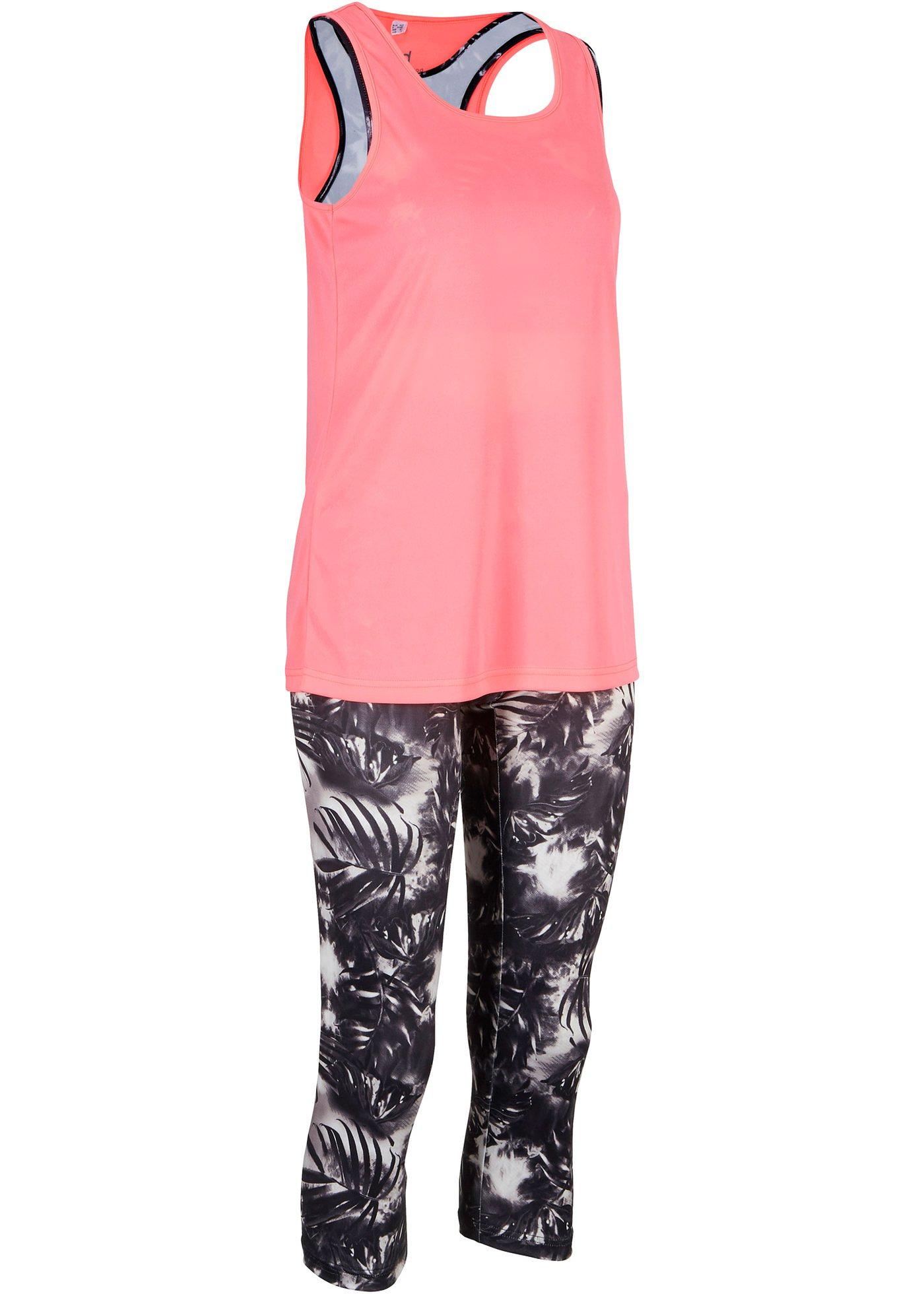 Legging fonctionnel avec top et brassière (Ens. 3 pces.)