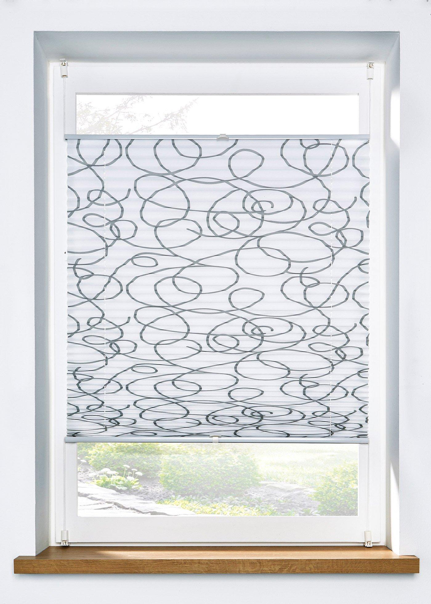 Store plissé à imprimé