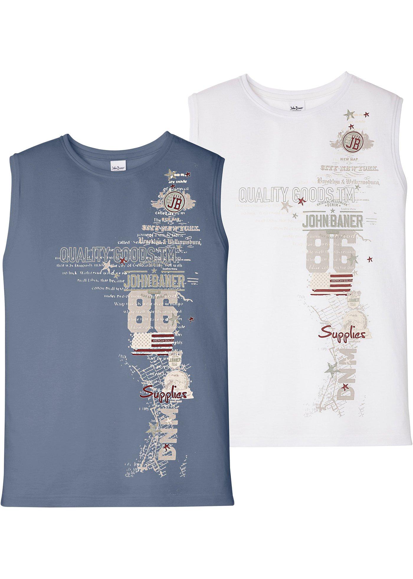 Lot de 2 débardeurs marcel