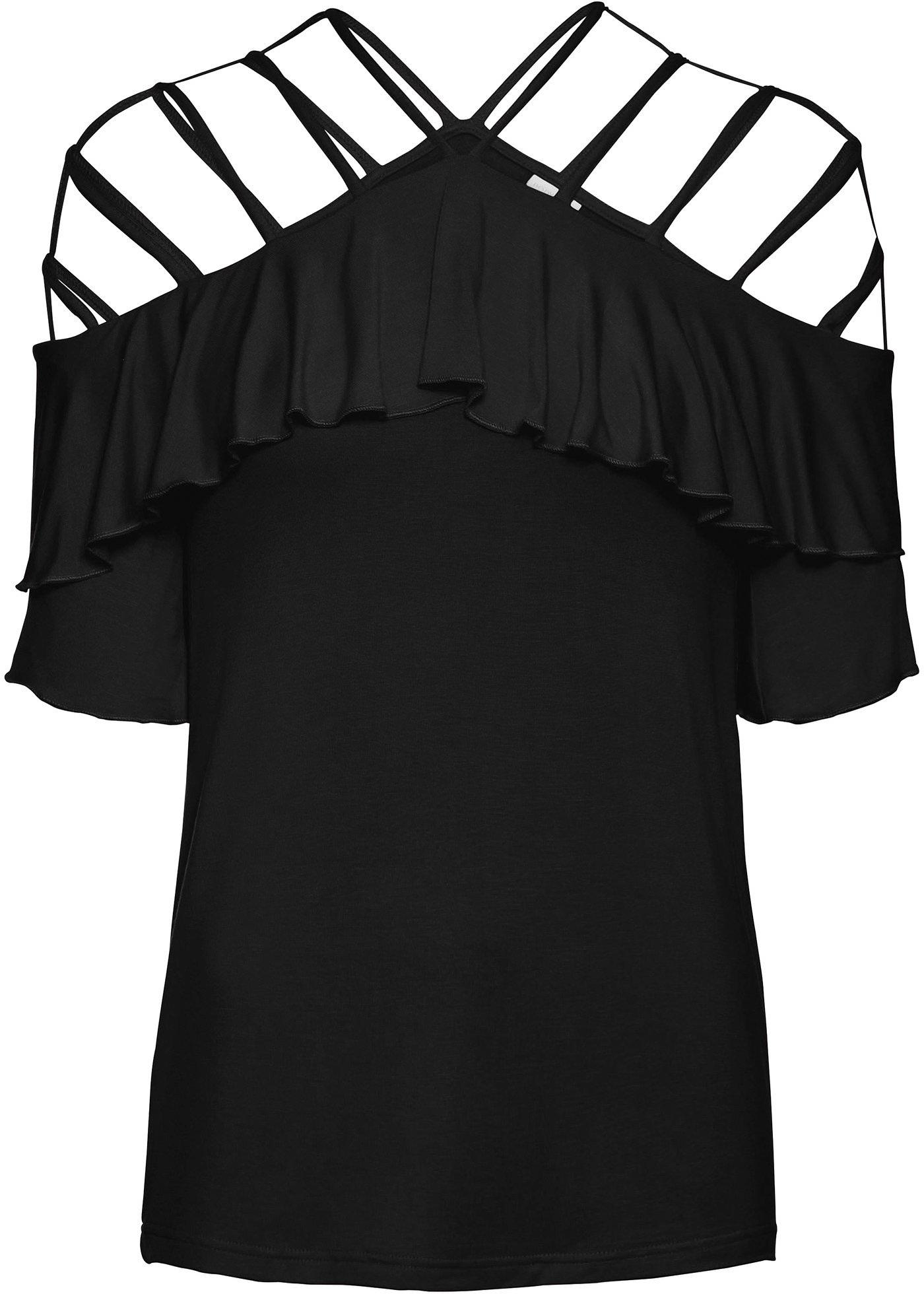 T-shirt épaules dénudées