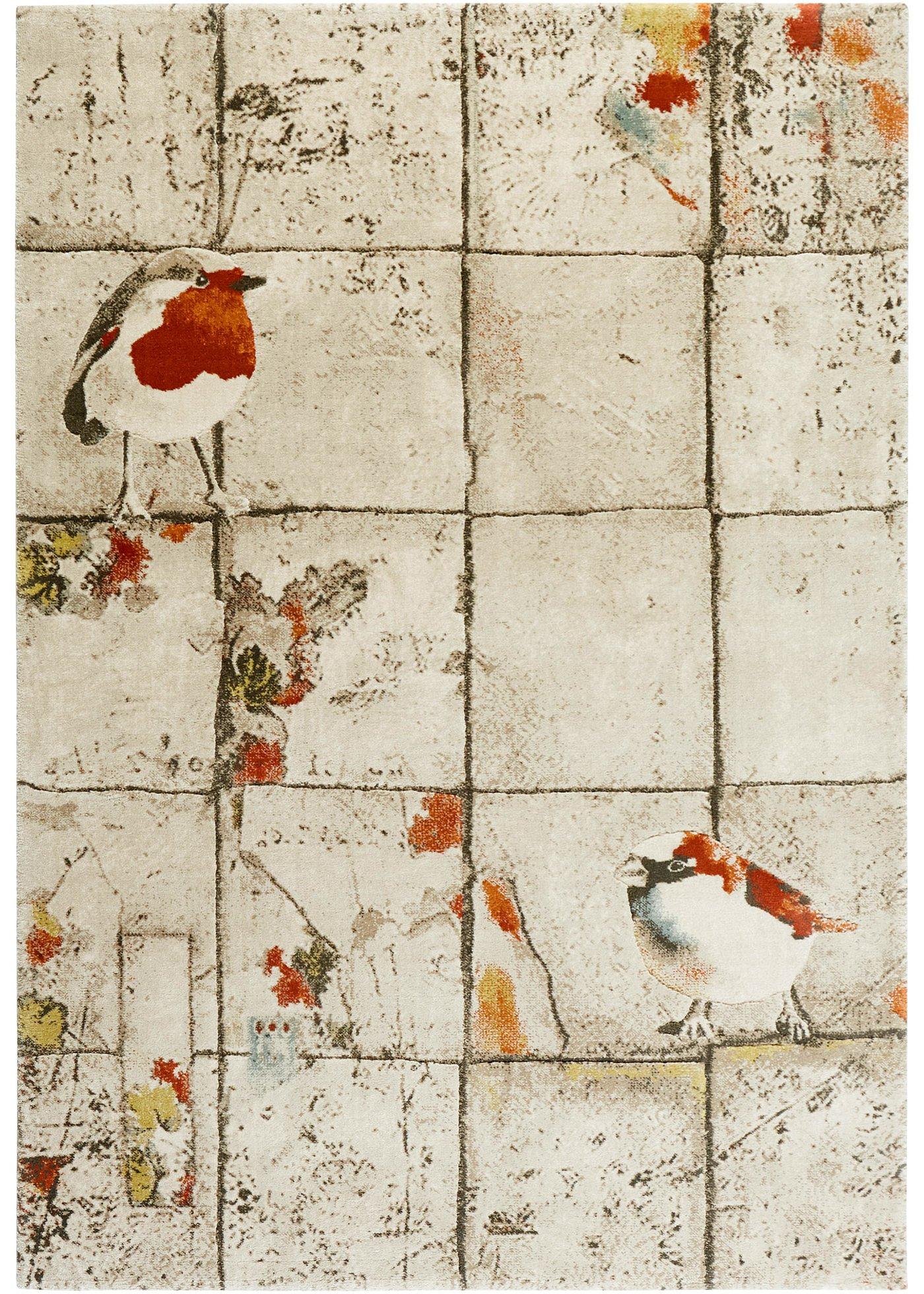 Tapis à motif oiseau