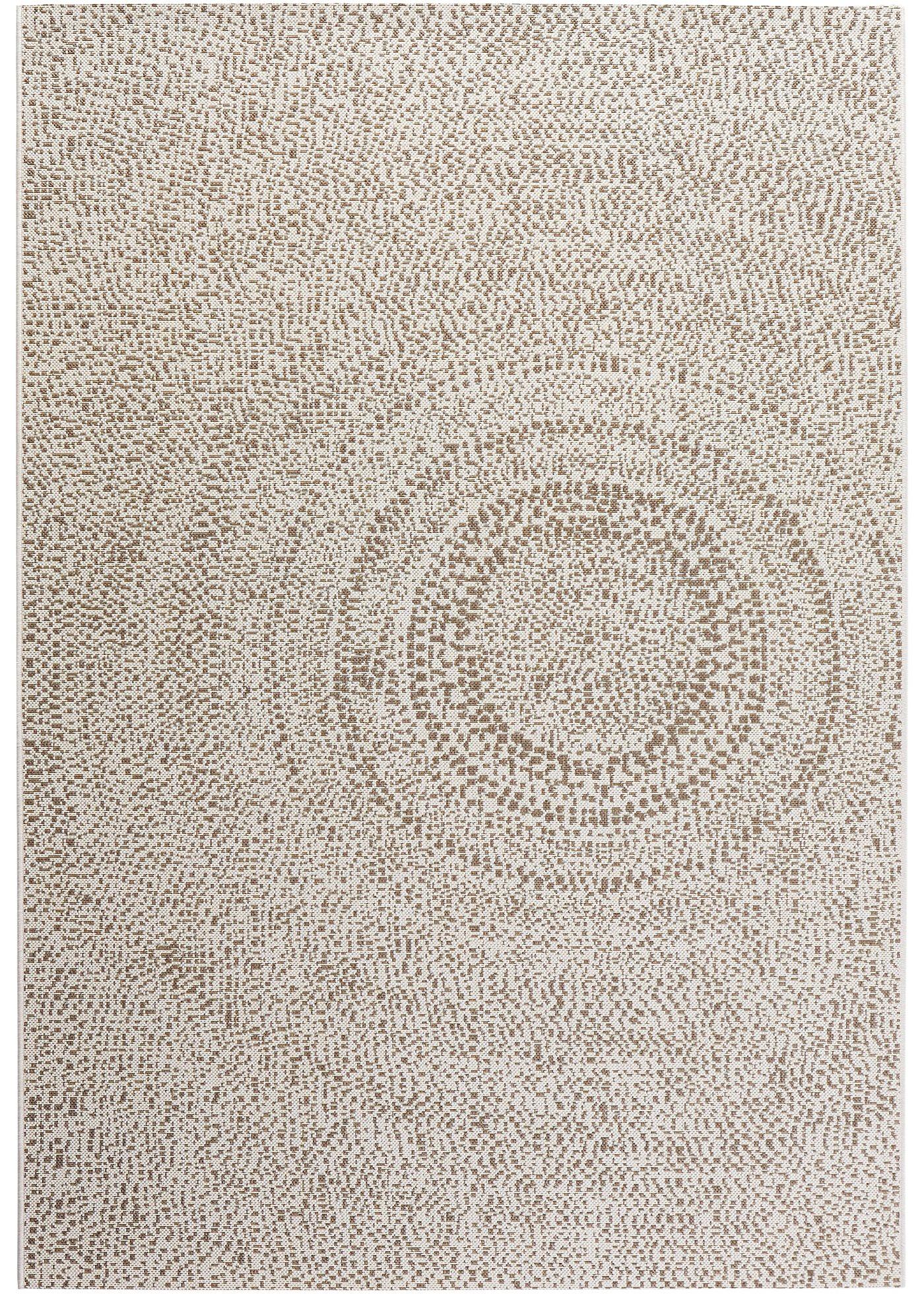Tapis à motif circulaire, intérieur et extérieur
