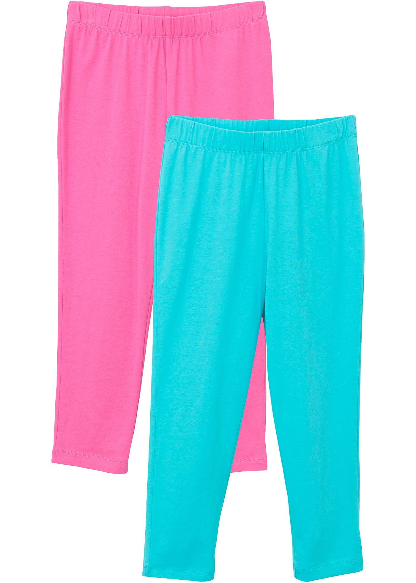 Lot de 2 leggings 3/4 fille