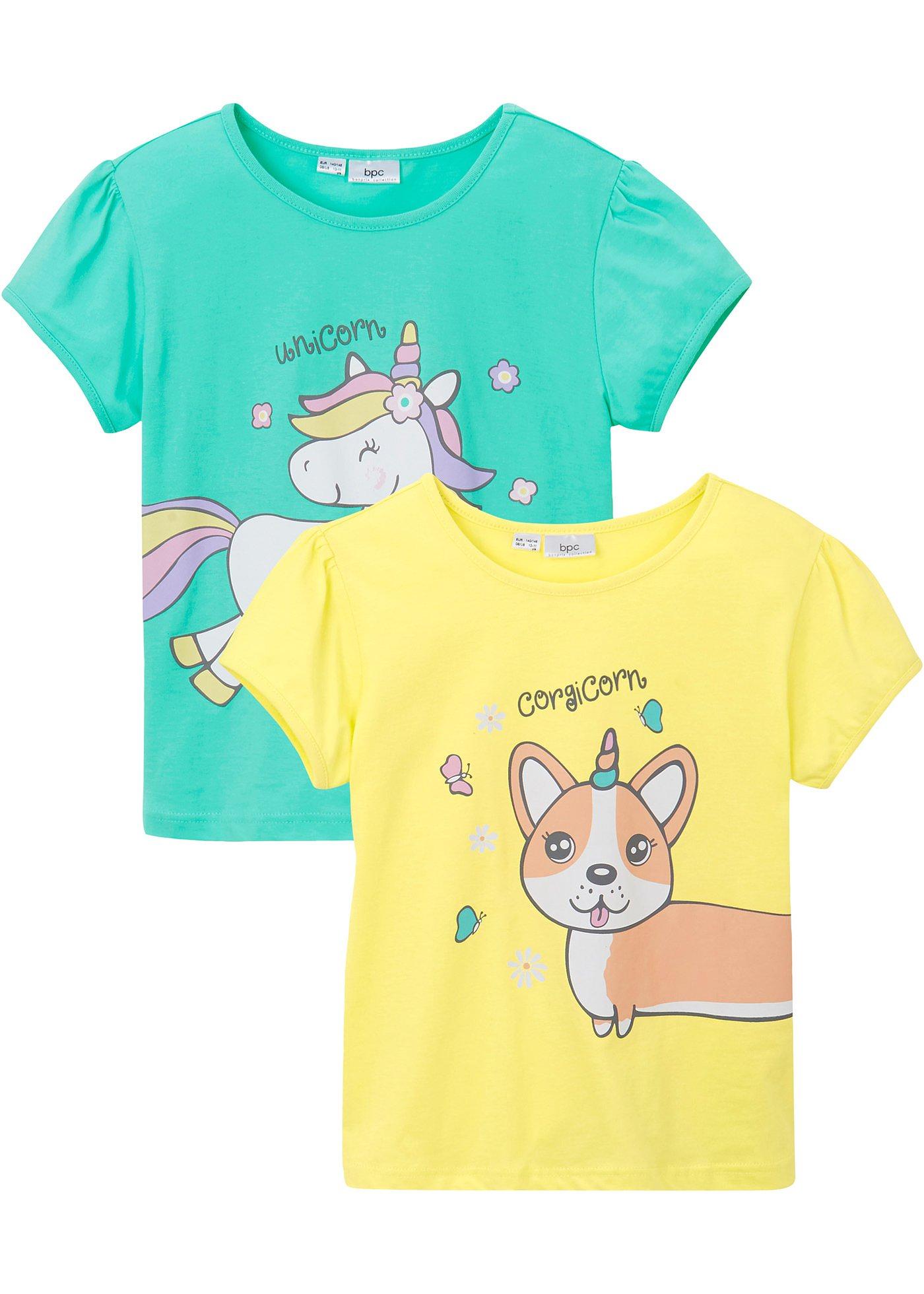 Lot de 2 T-shirts fille