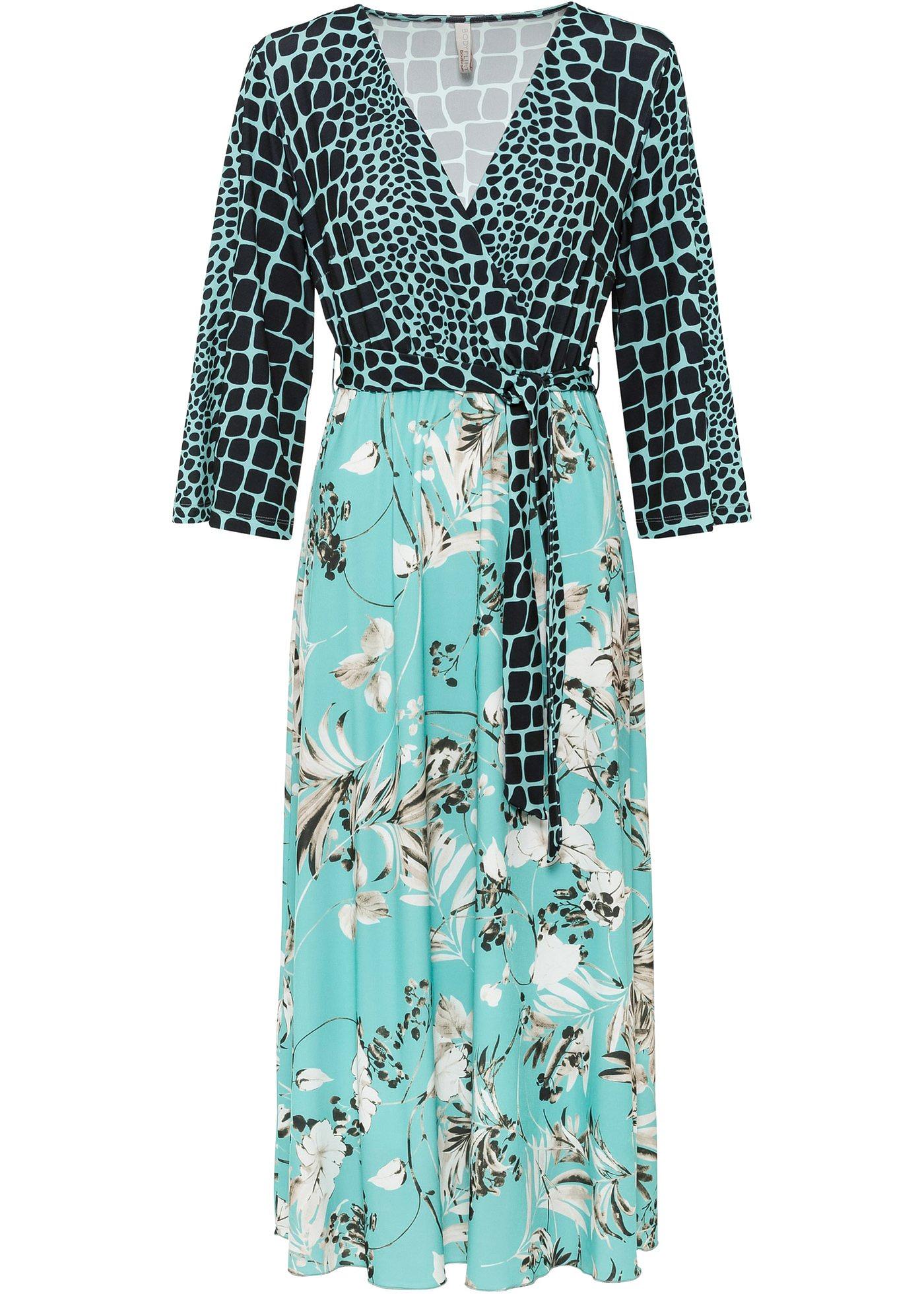 Robe midi à imprimé