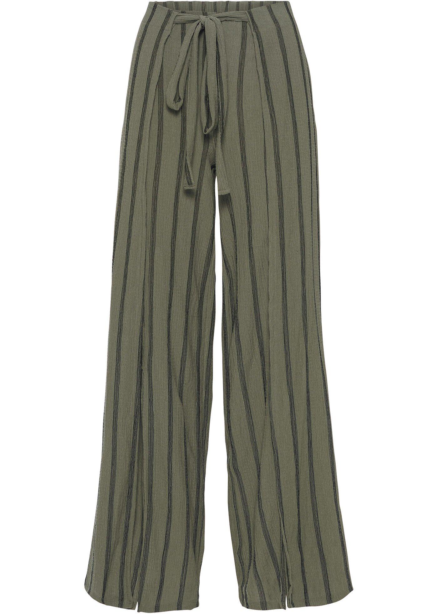 Pantalon en jersey à fentes