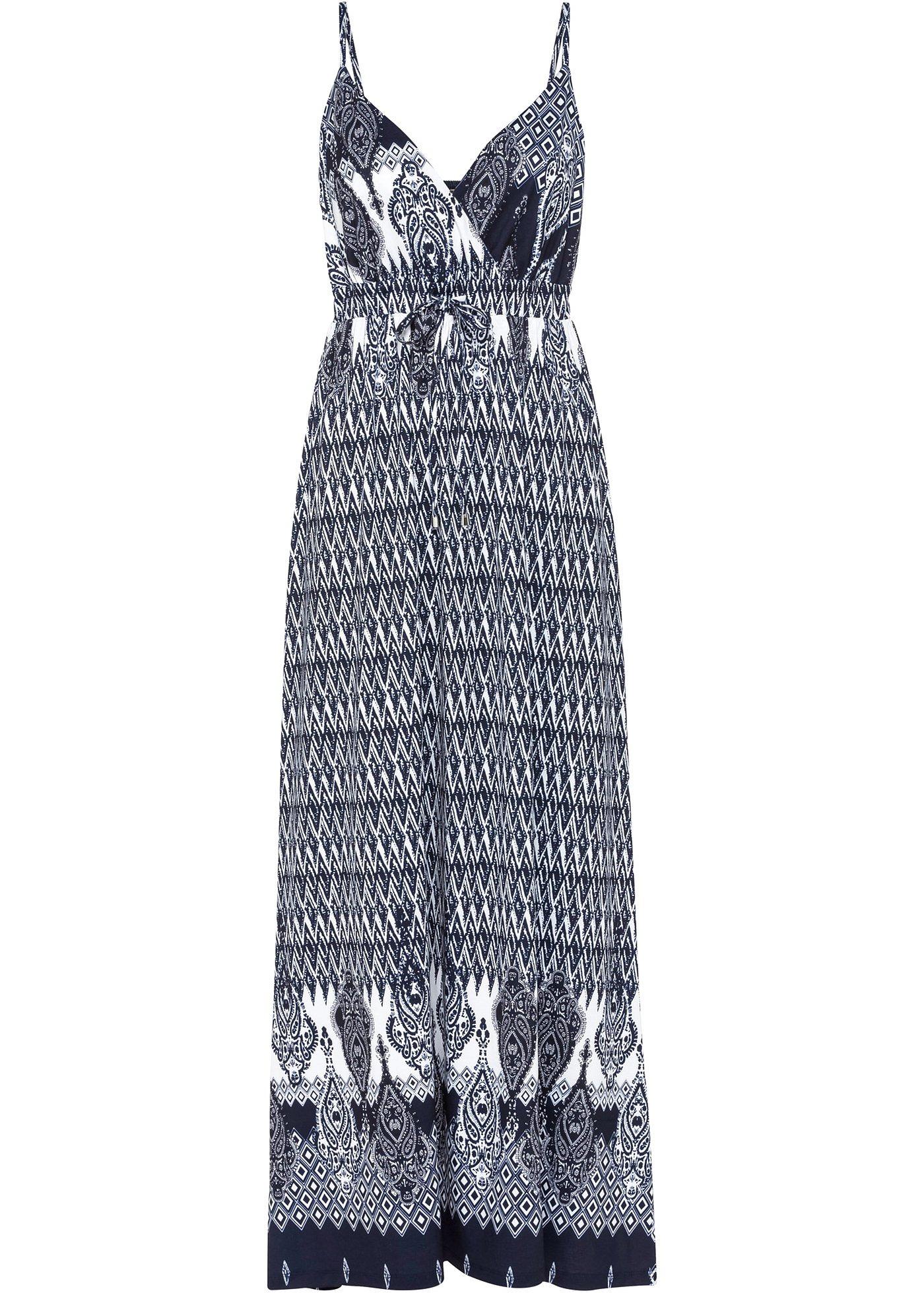 Robe longue à bretelles spaghetti