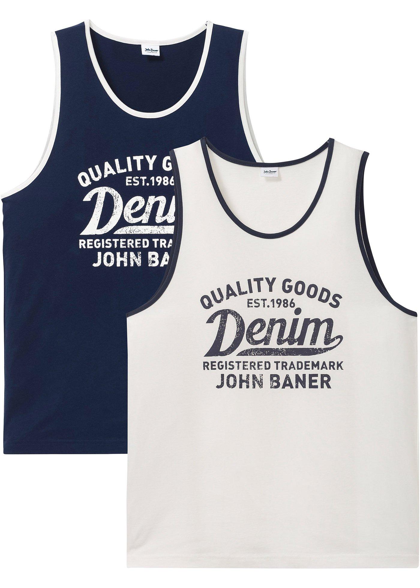 Lot de 2 débardeurs marcel