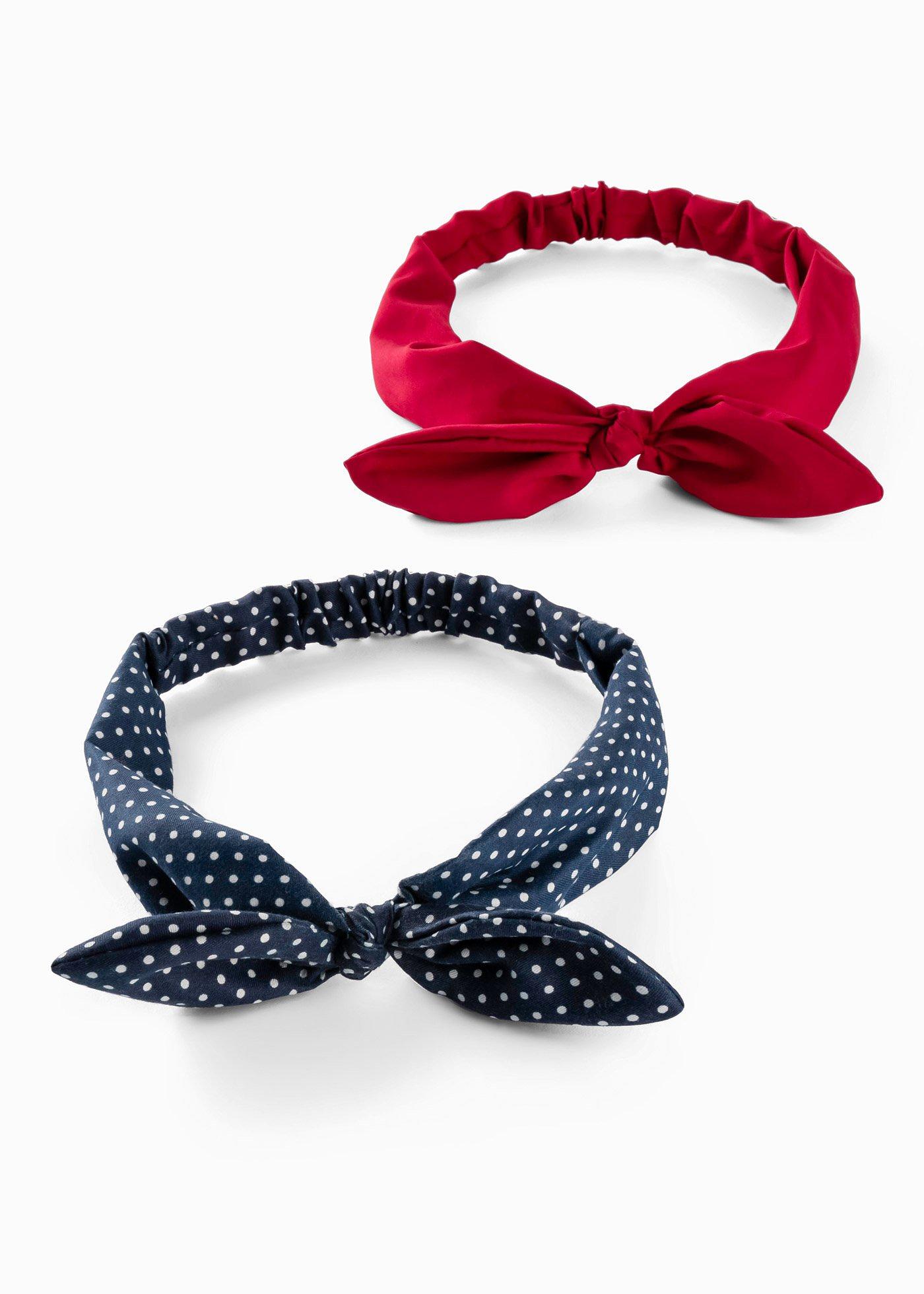 Lot de 2 bandeaux de cheveux