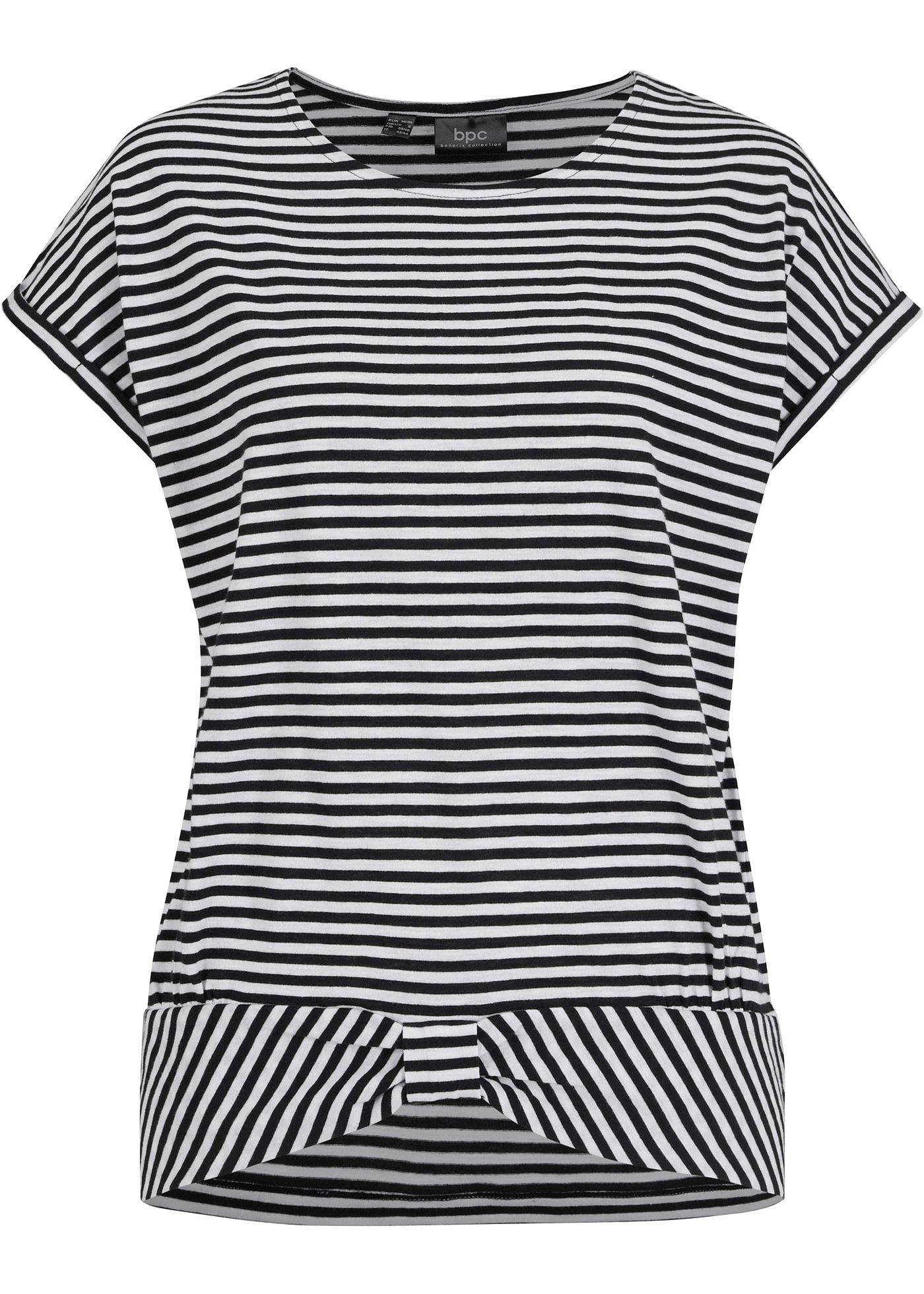 T-shirt avec nœud et manches courtes papillon