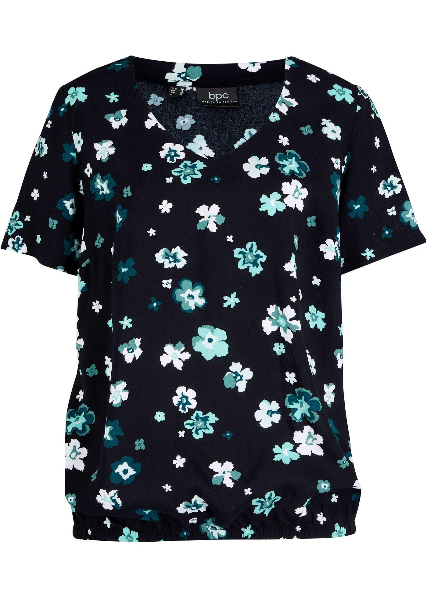 Tunique en viscose avec base élastique