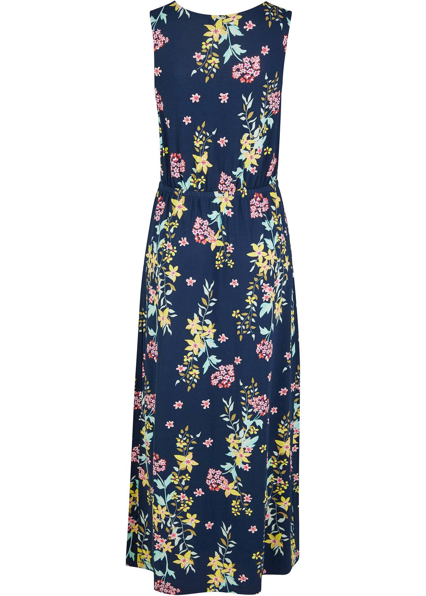 Robe longue à fleurs