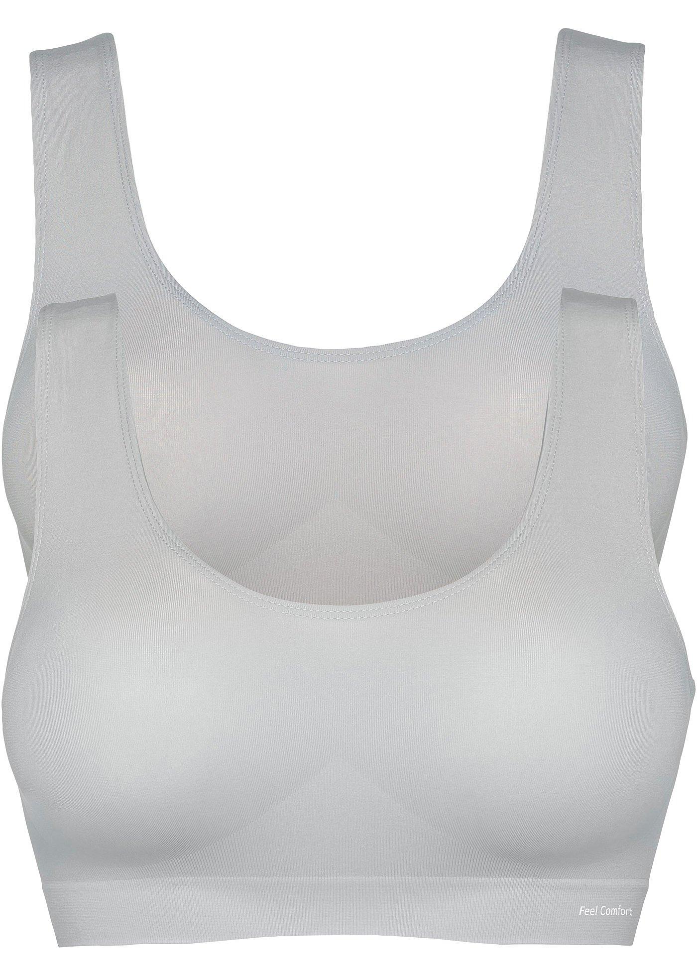 Lot de 2 brassières sans coutures Feel Comfort
