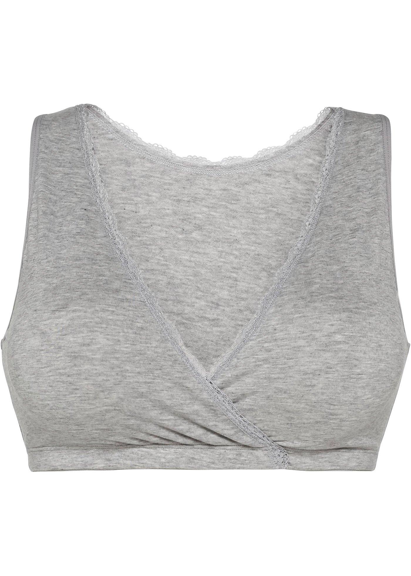 Brassière de nuit/d'allaitement avec coton bio