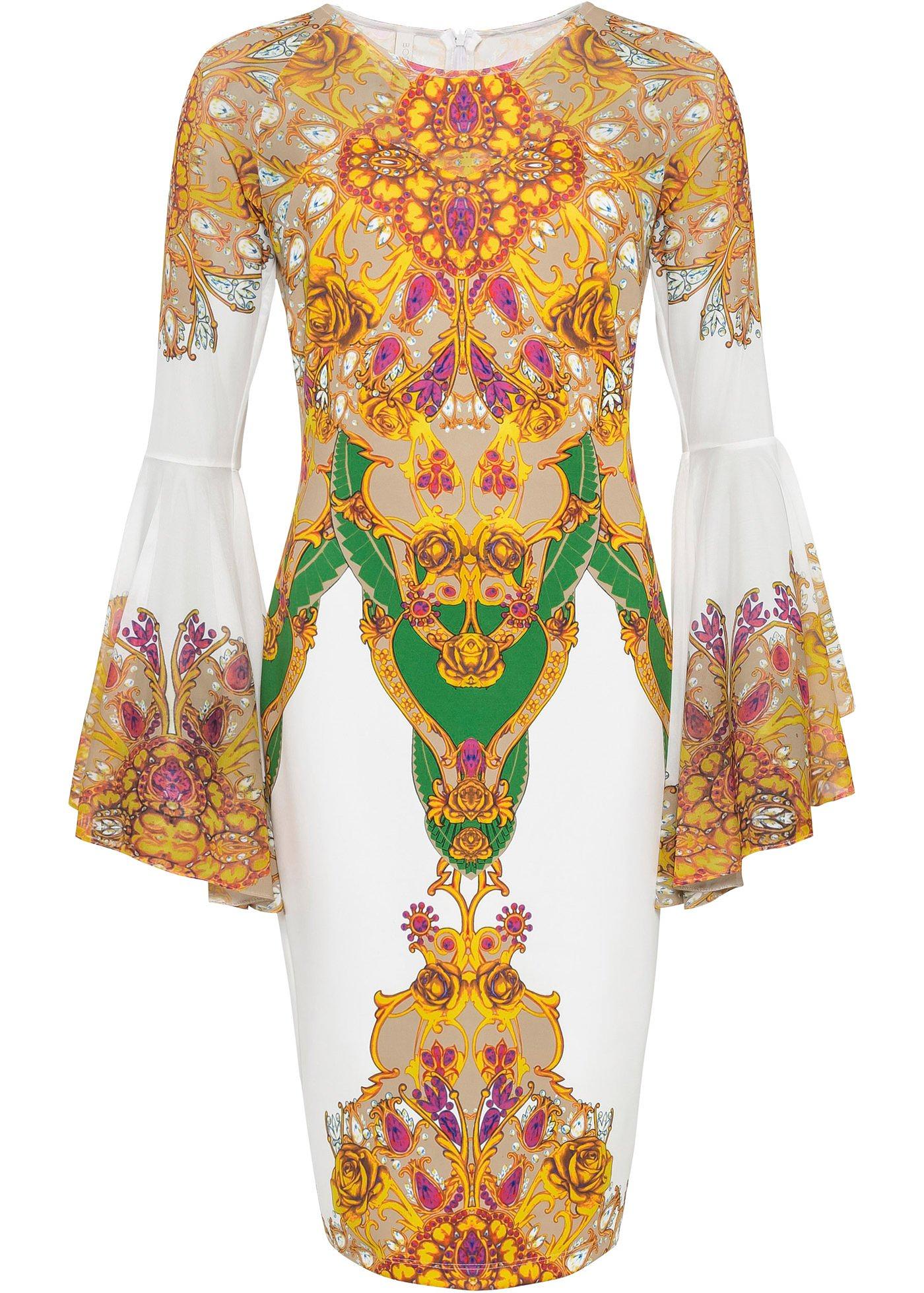 Robe en jersey à imprimé