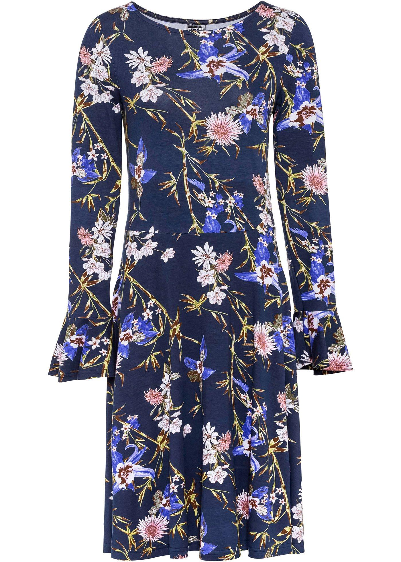 Robe en jersey à imprimé