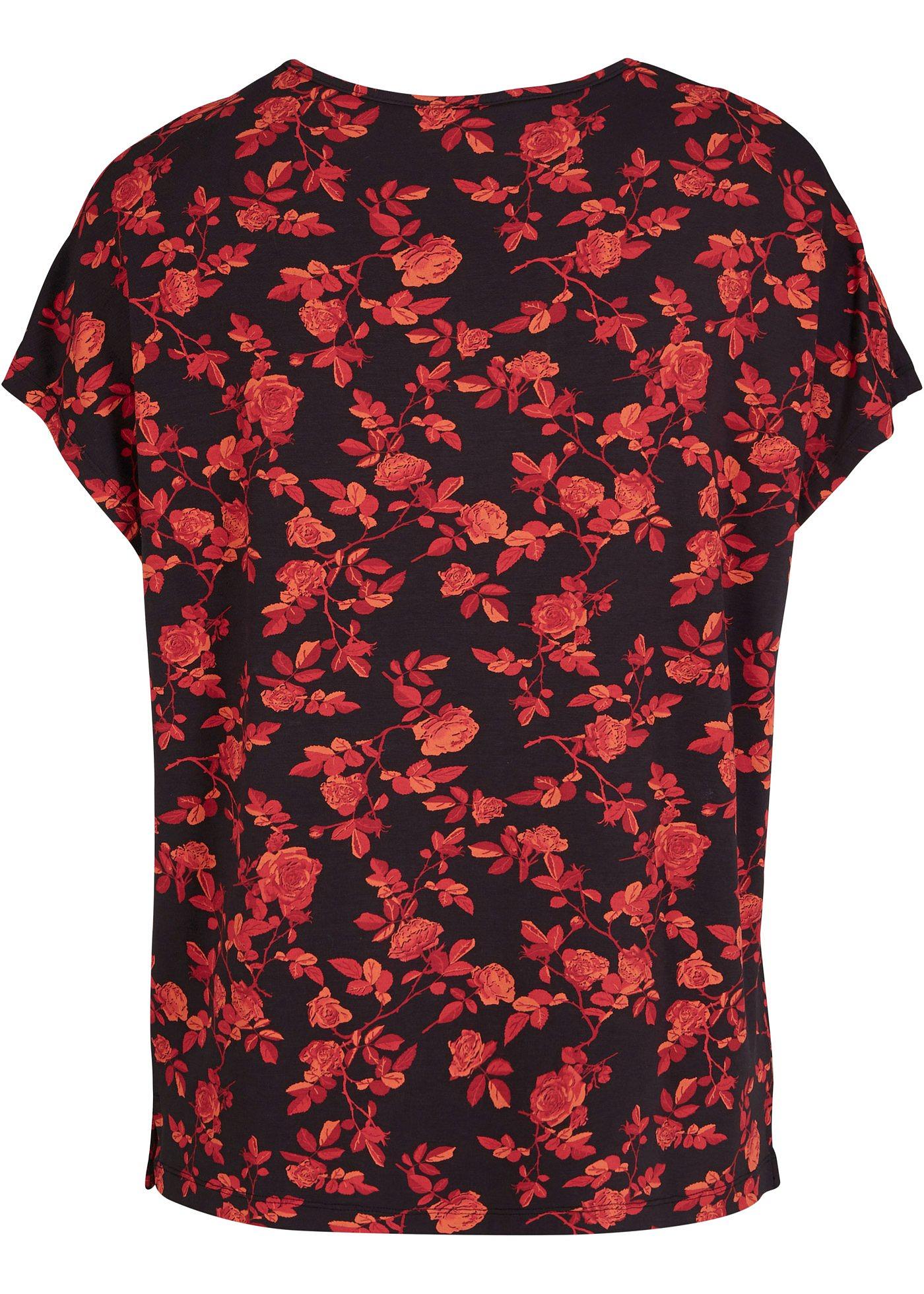 T-shirt col V imprimé