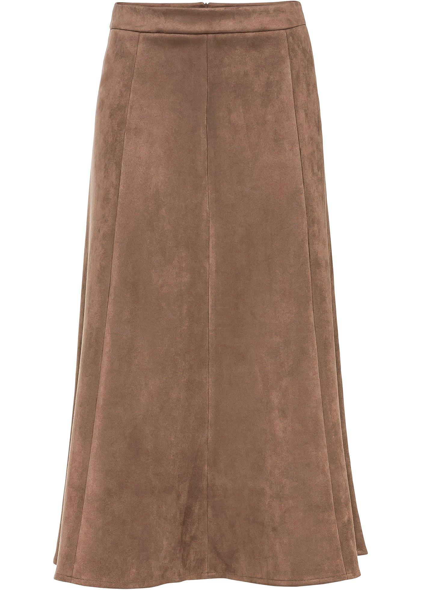 Jupe synthétique imitation daim