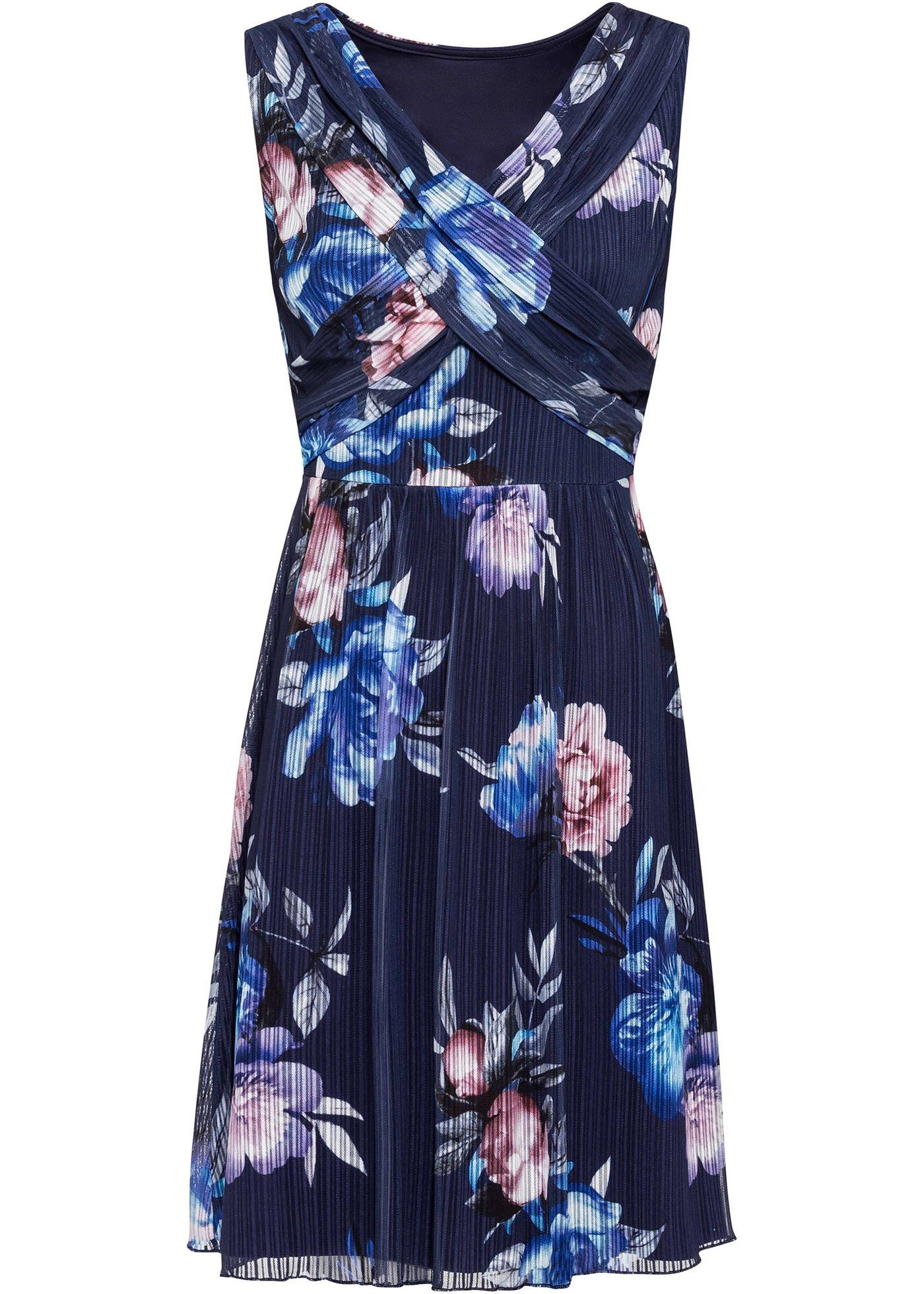 Robe imprimée drapée