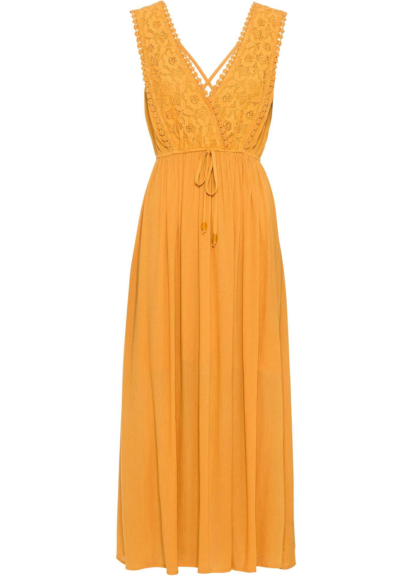 Robe midi à dentelle