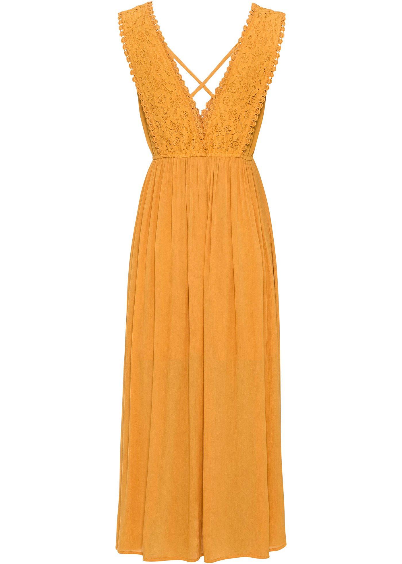 Robe midi à dentelle