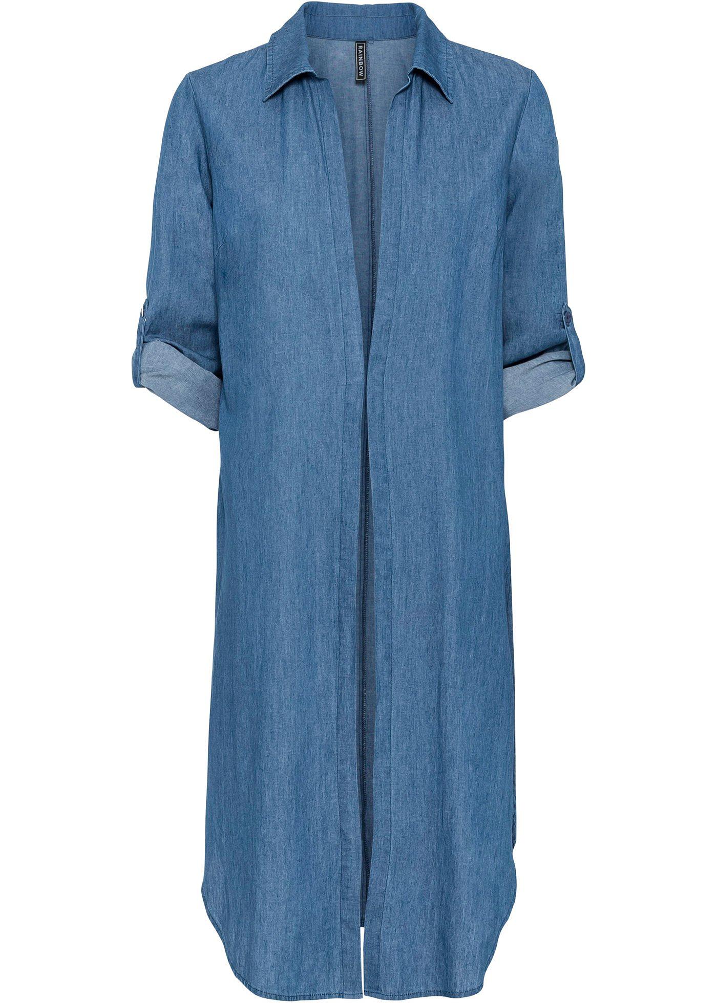 Blouse longue avec fentes latérales