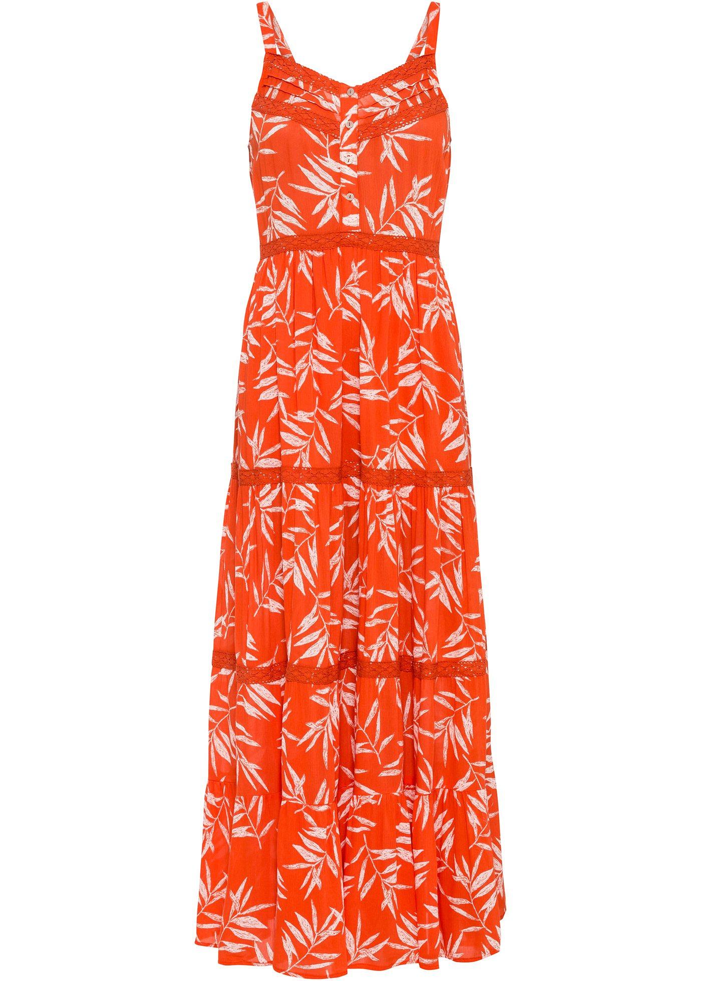 Robe longue imprimée