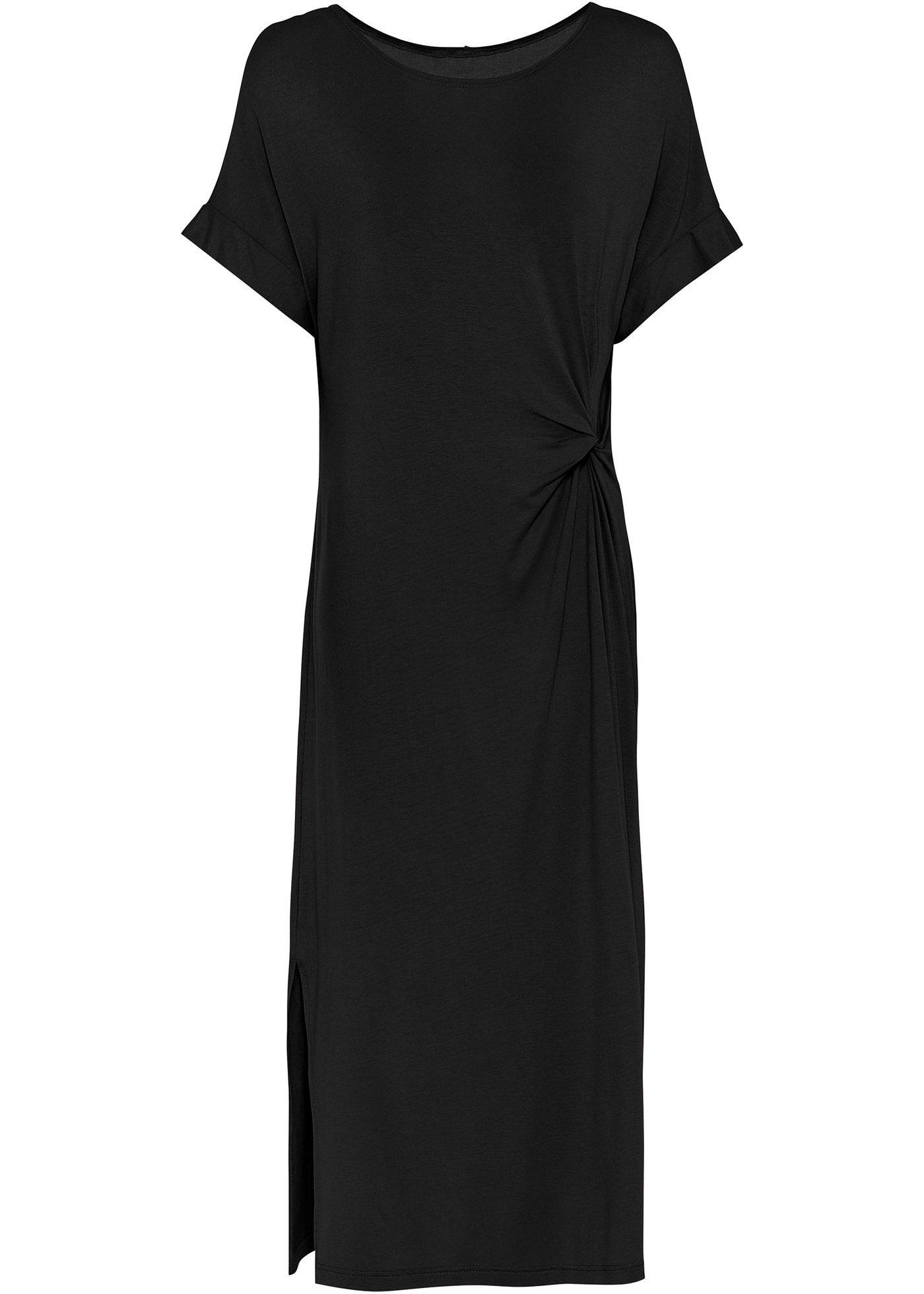 Robe en jersey avec détail nœud