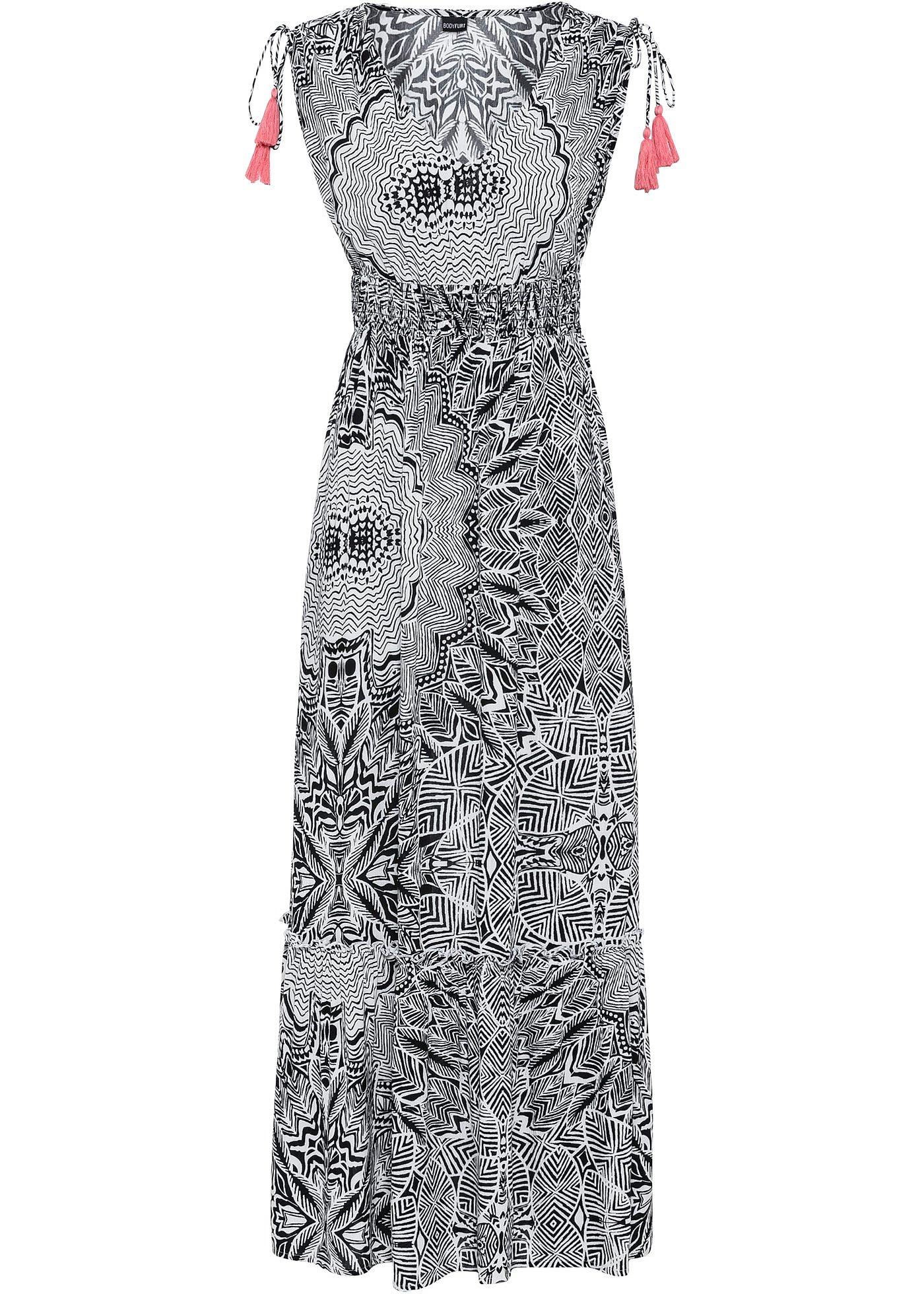 Robe longue imprimée