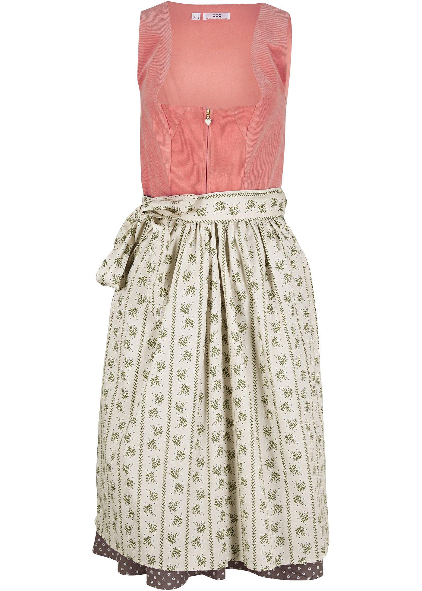 Dirndl avec velours côtelé