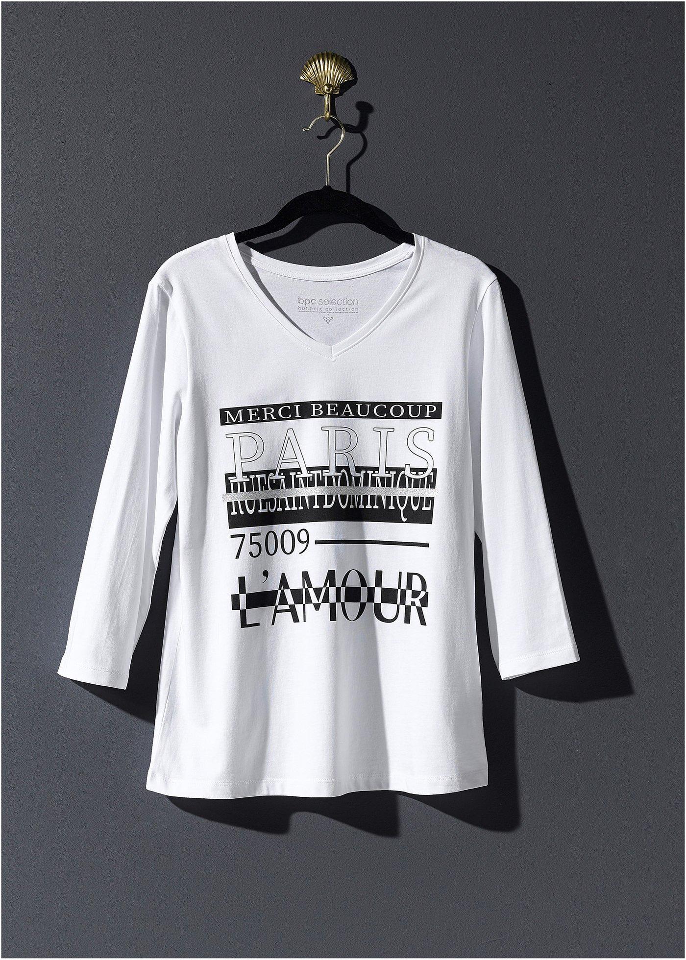 T-shirt à manches 3/4